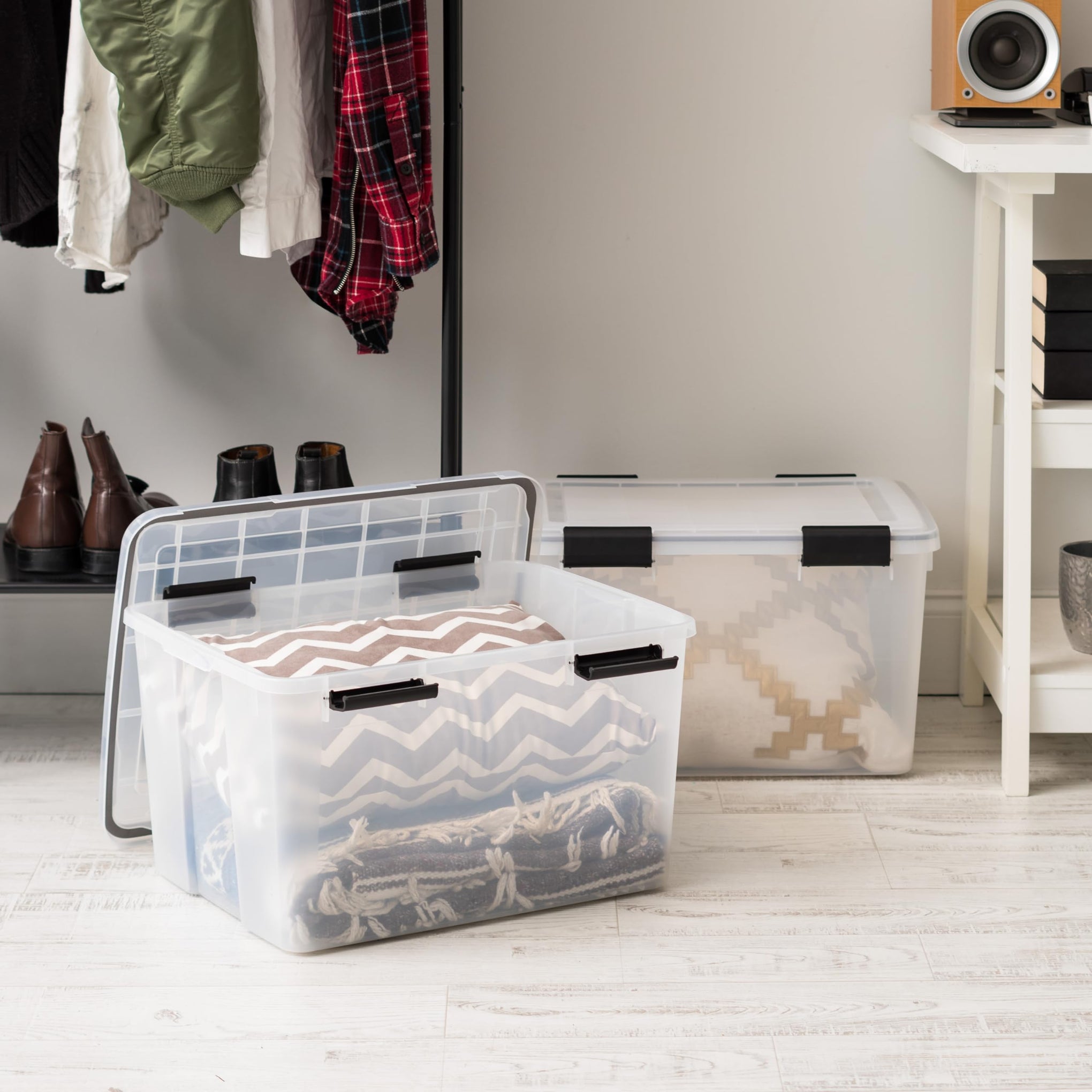 WeatherPro Storage Bins with Lids (2 Count)