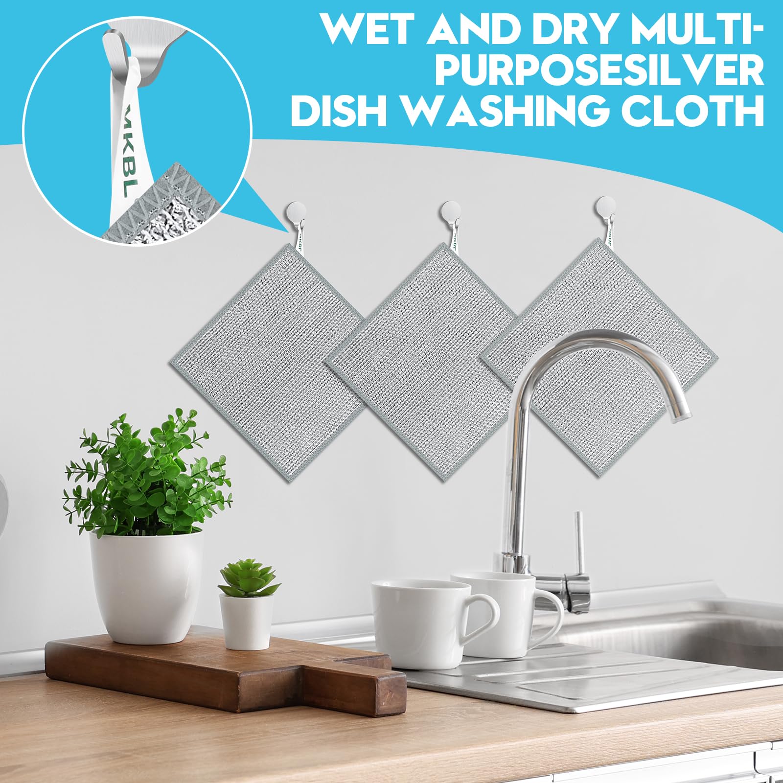 Wire Dishcloths (12 Count)