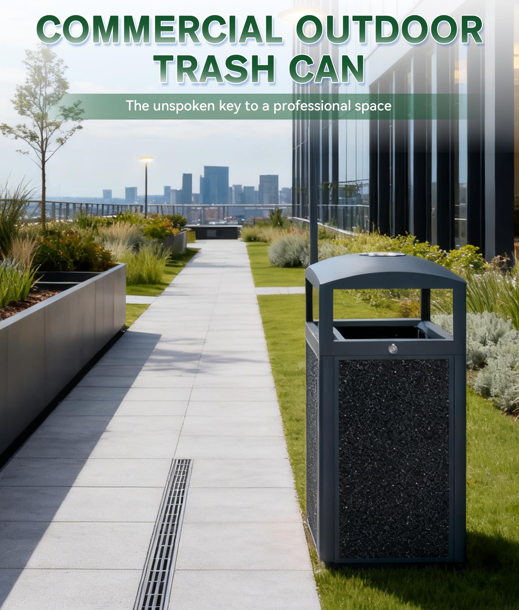 Outdoor Trash Can Commercial
