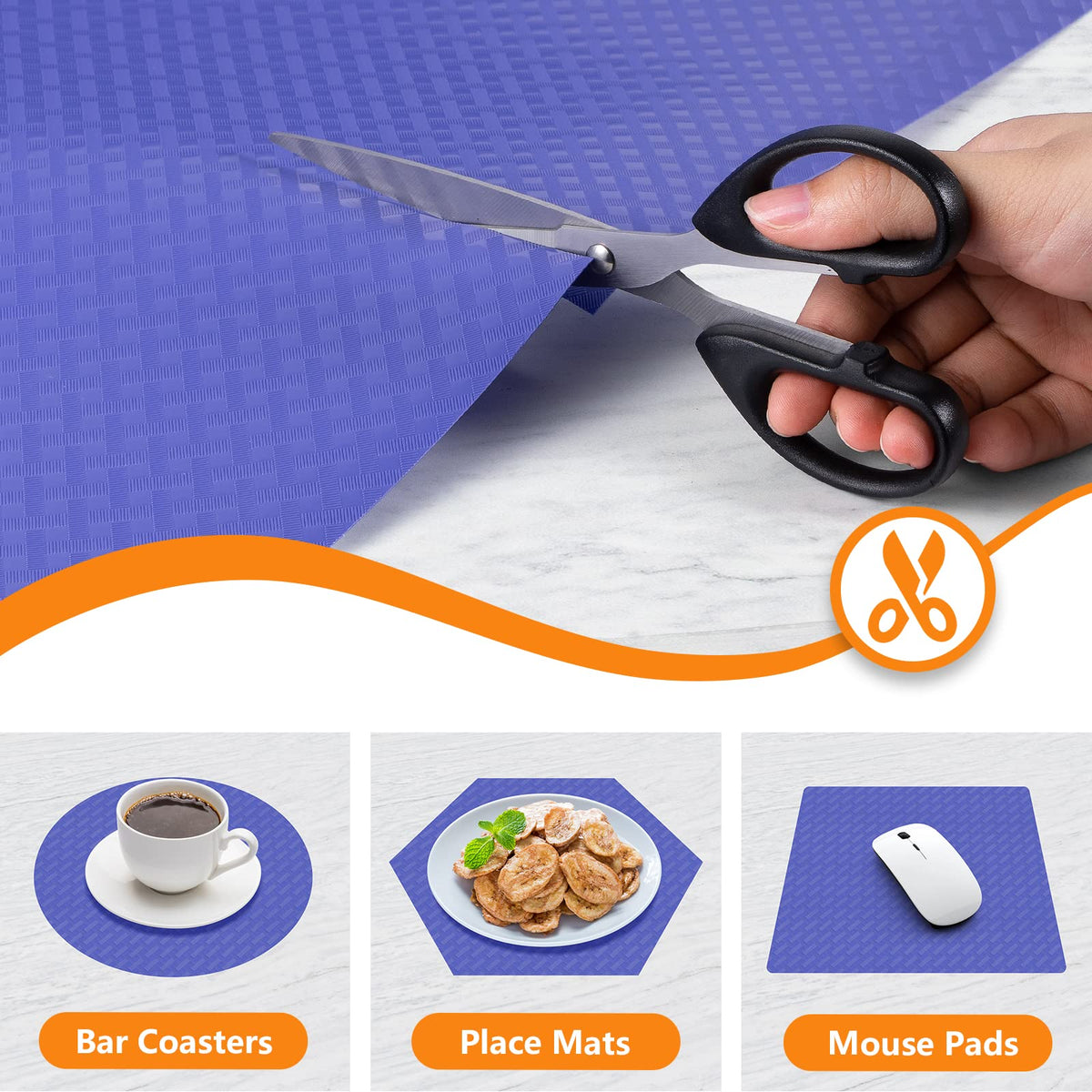 Shelf Liners for Kitchen Cabinets (4.83 Sq Ft)