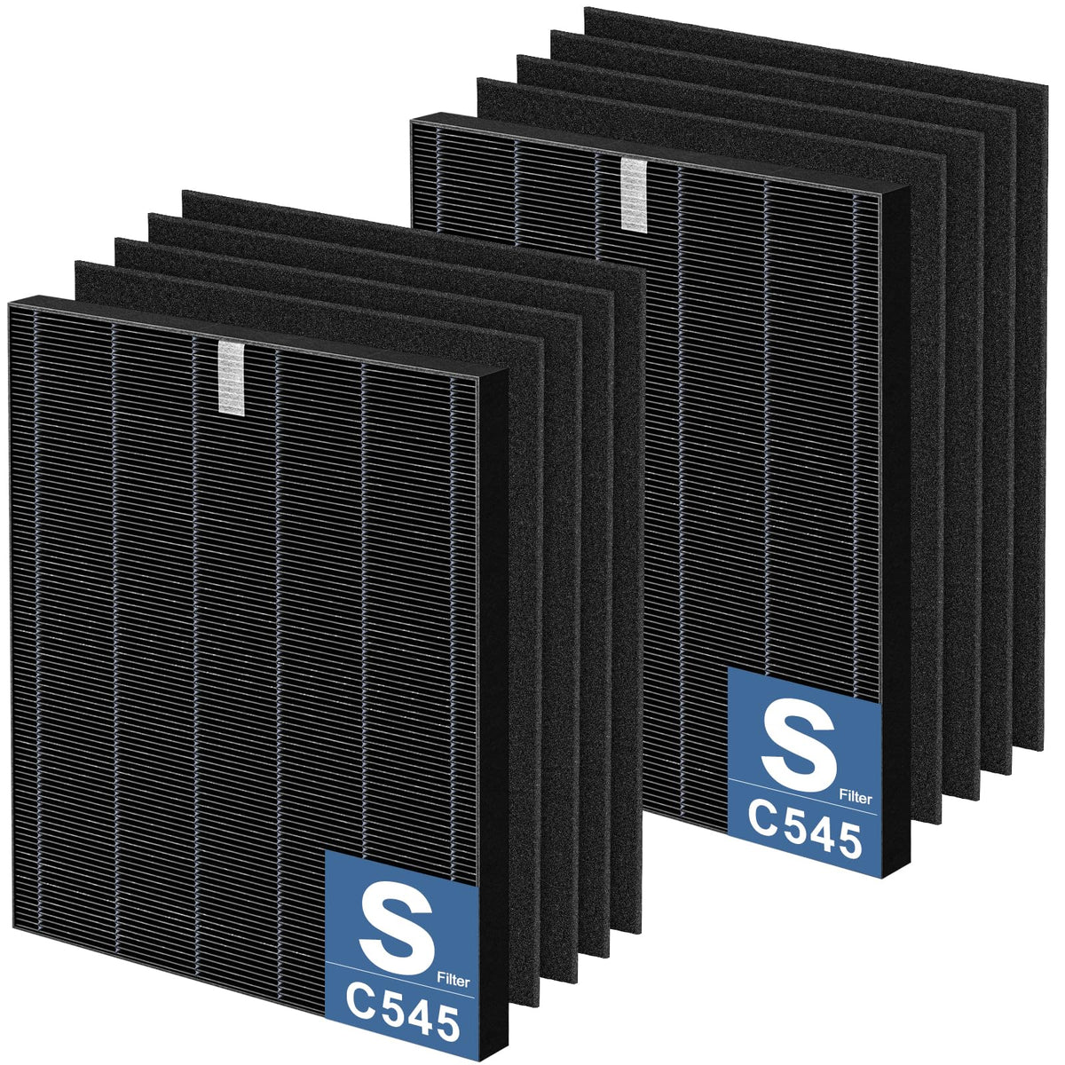 2 Pack C545 Smoke Replacement Filter S for Winix C545 Air Purifier (10 Count)