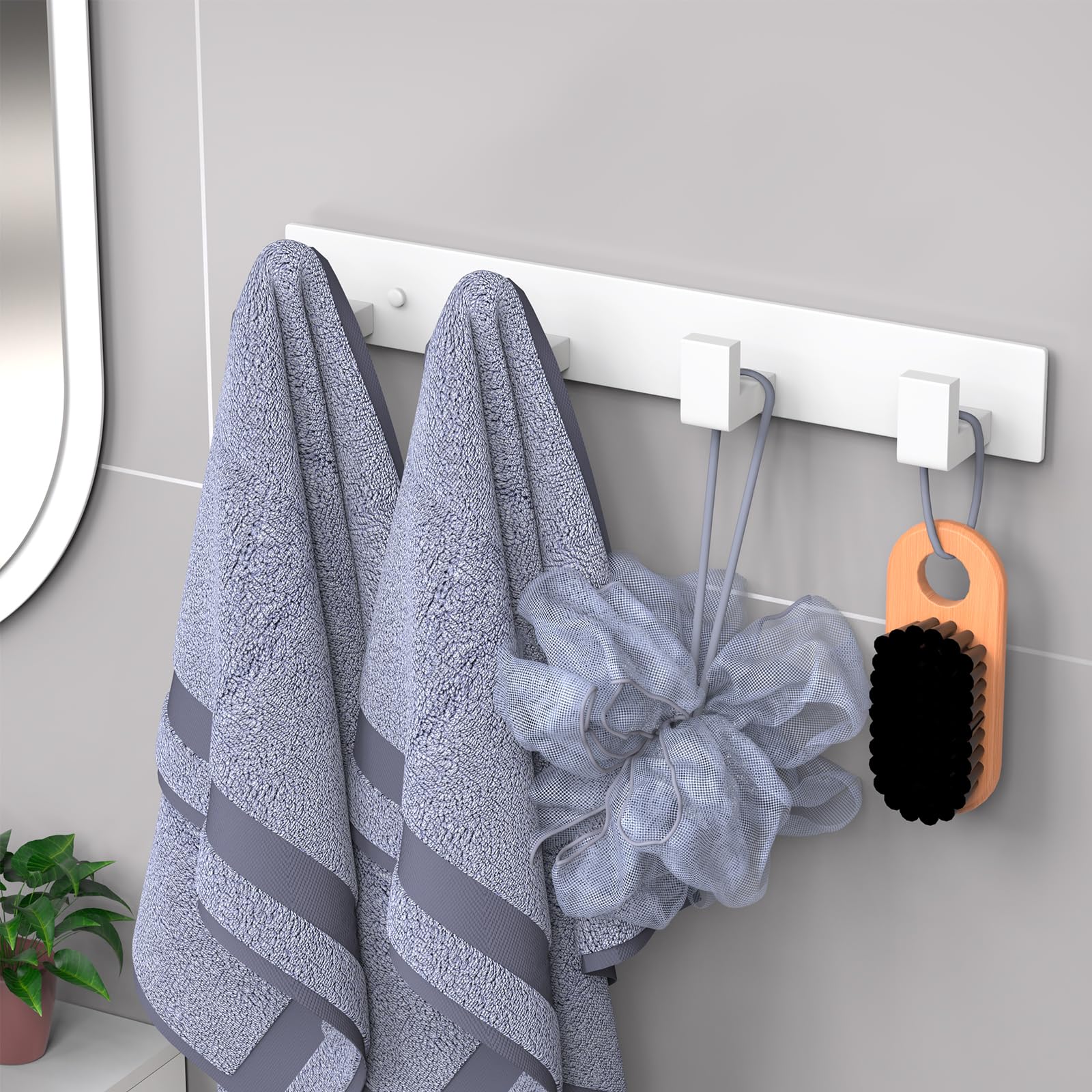 Stainless Steel Wall Coat Rack