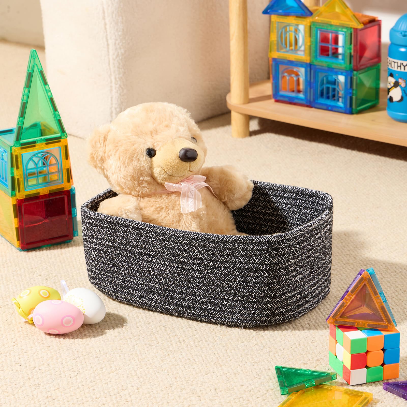 Small Storage Baskets for Organizing (4 Count)