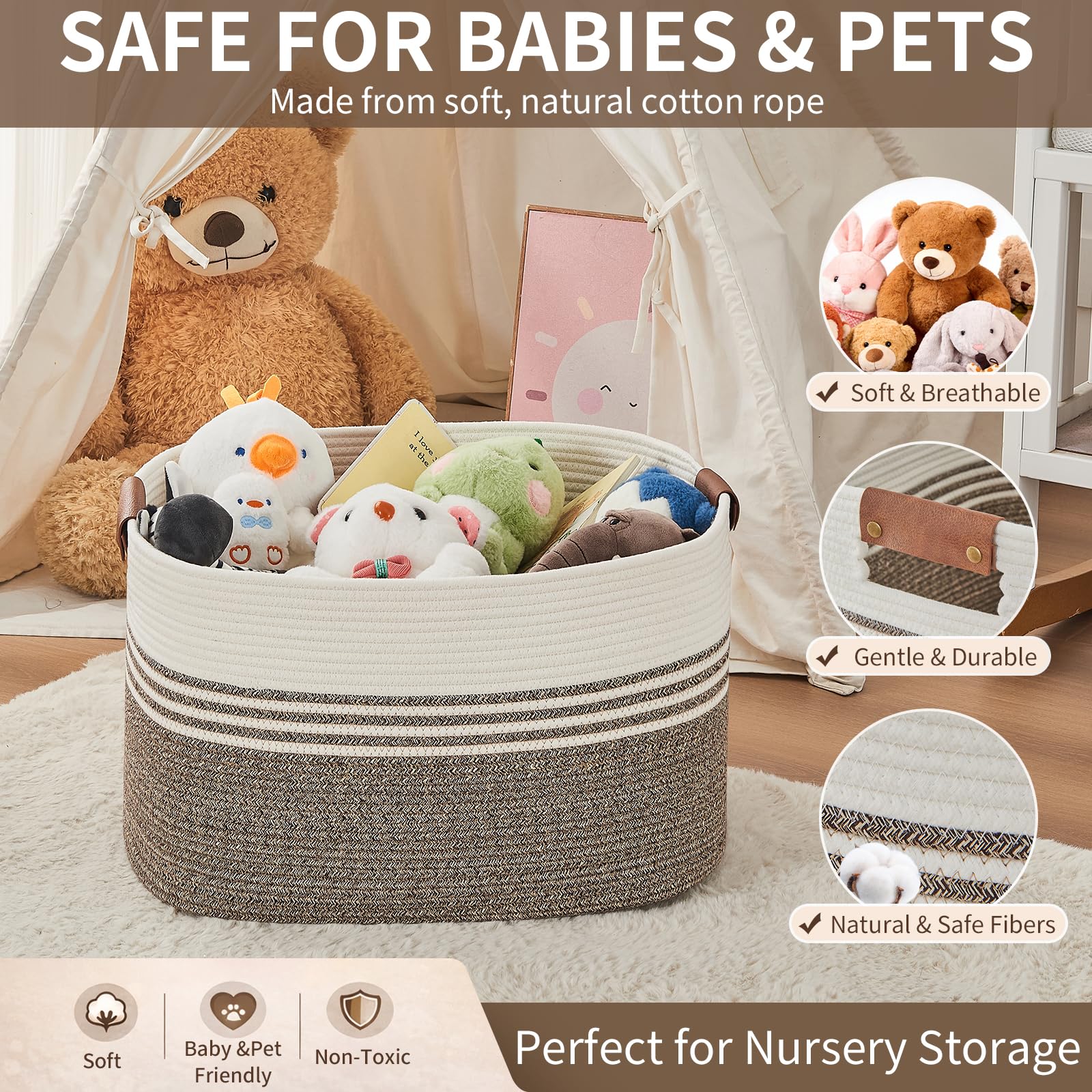 Laundry Hamper with Handles
