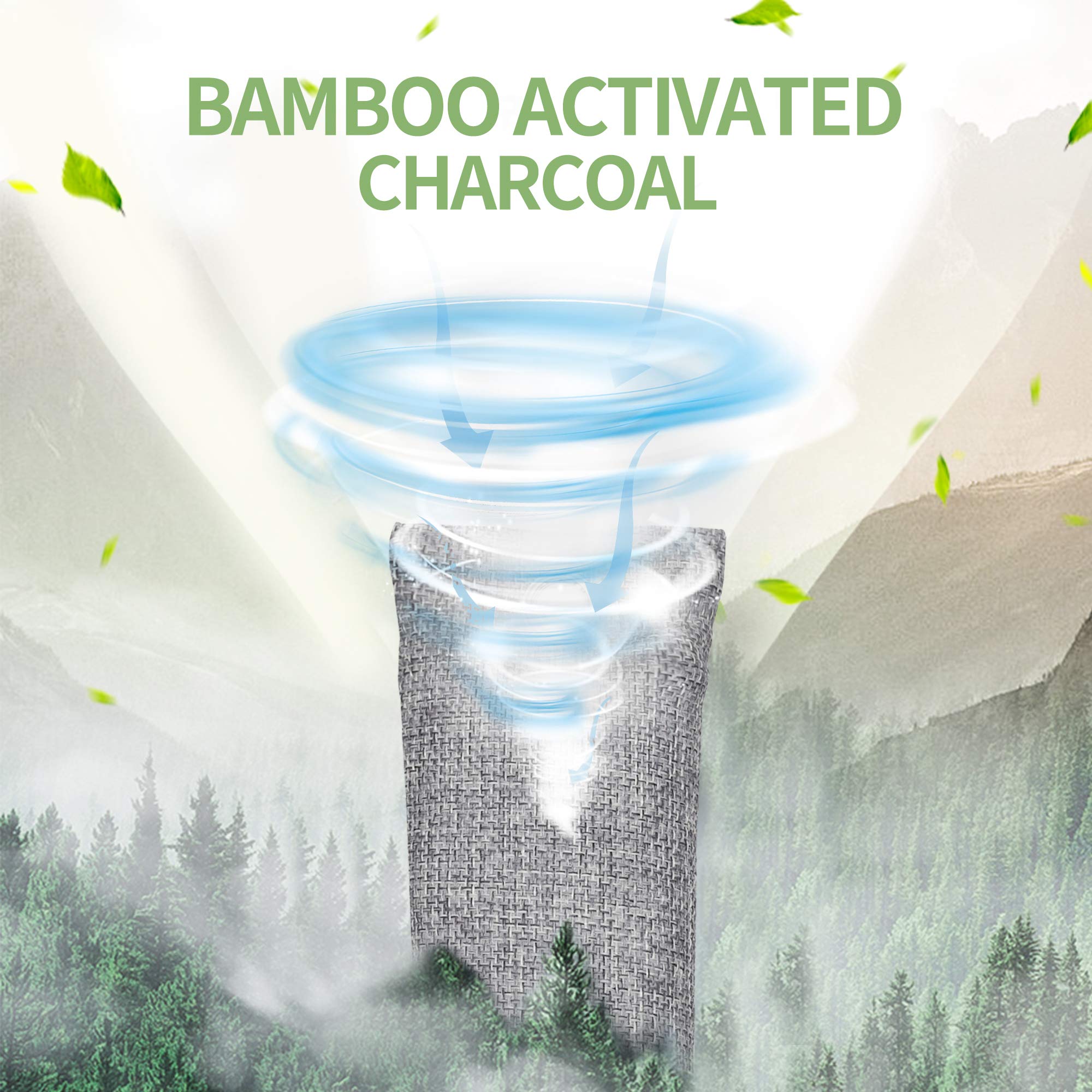 Bamboo Charcoal Air Purifying Bag (6 Count)