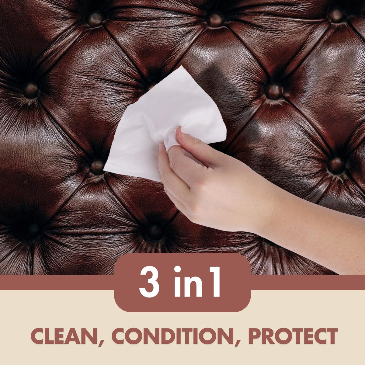 Swanky Leather Wipes (60 Count)
