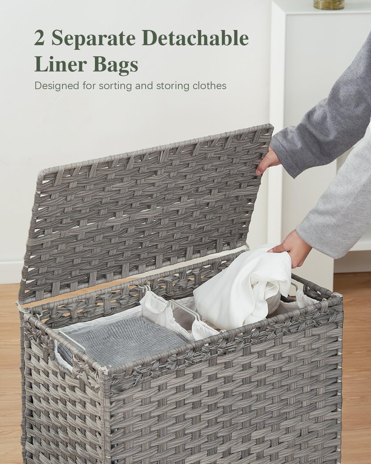 Laundry Hamper with Lid