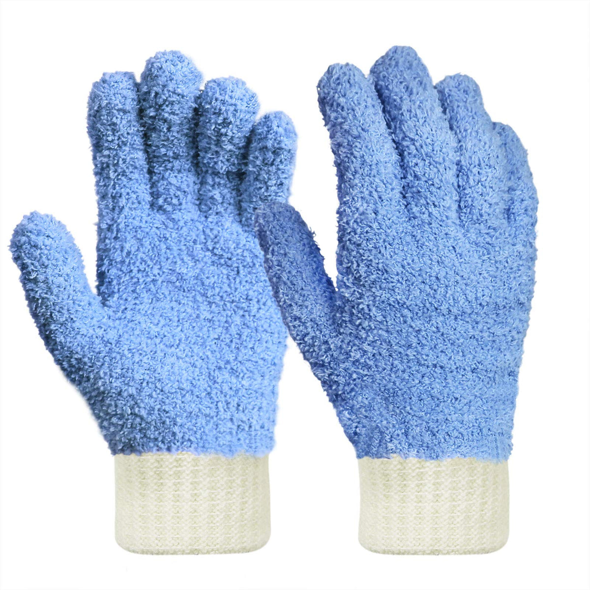 Microfiber Dusting Gloves House Cleaning Glove for Blinds (2 Count)
