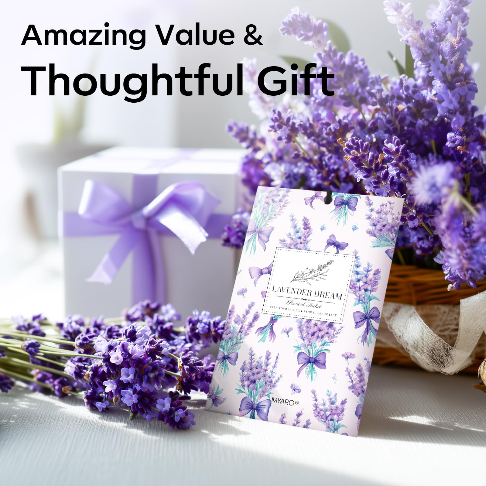 20 Pack Lavender Scented Sachets (20 Count)