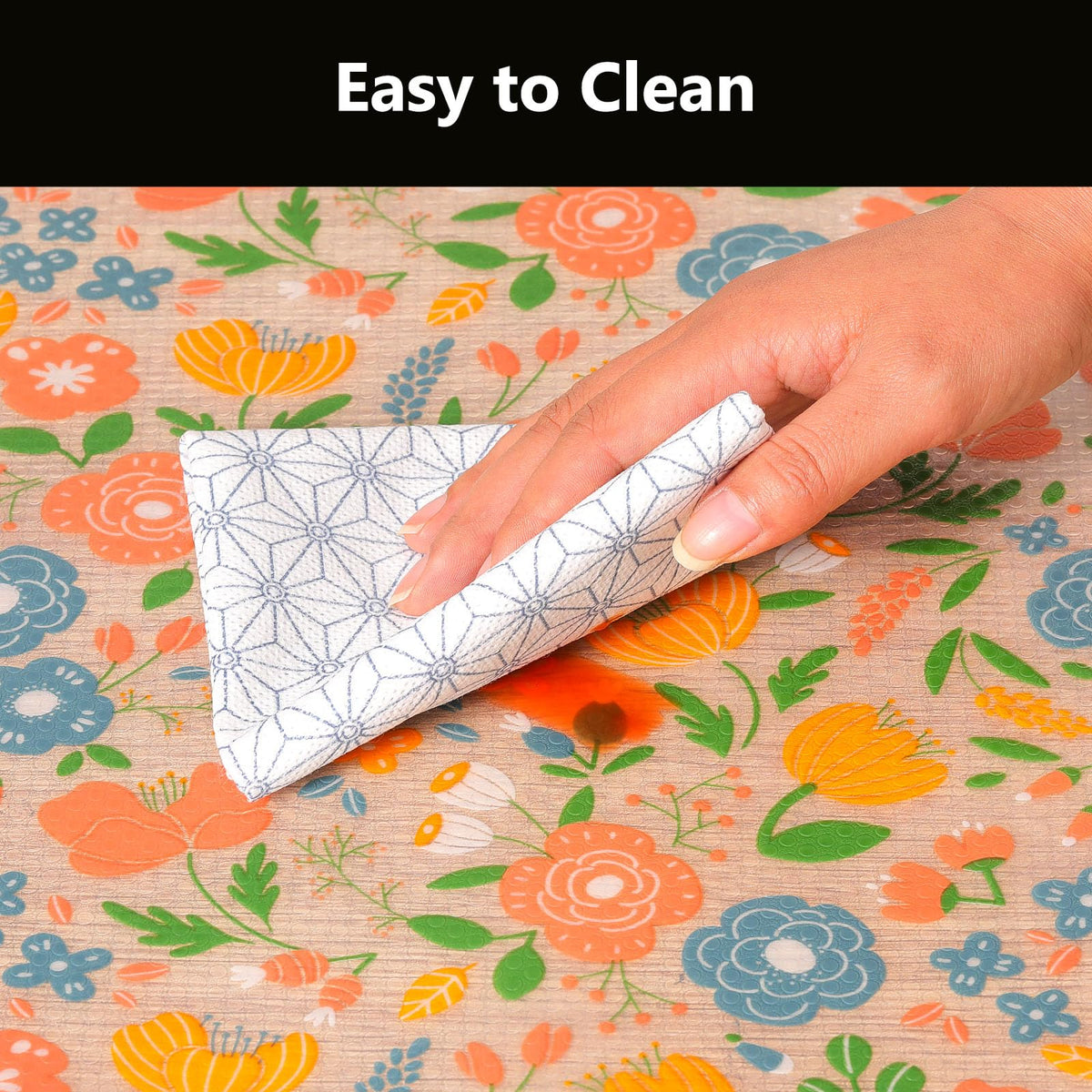 Shelf Liner for Kitchen Cabinets (10 Sq Ft)