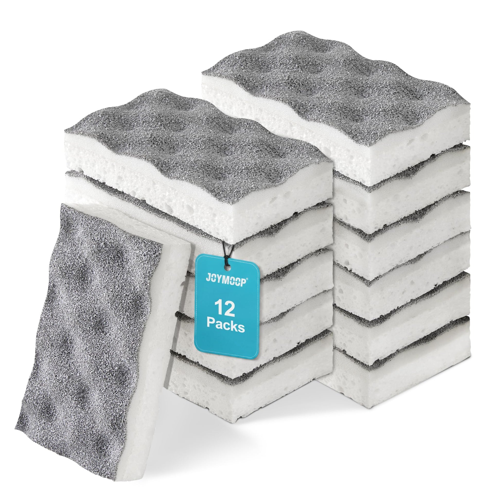 Textured Clean Sponges (12 Count)