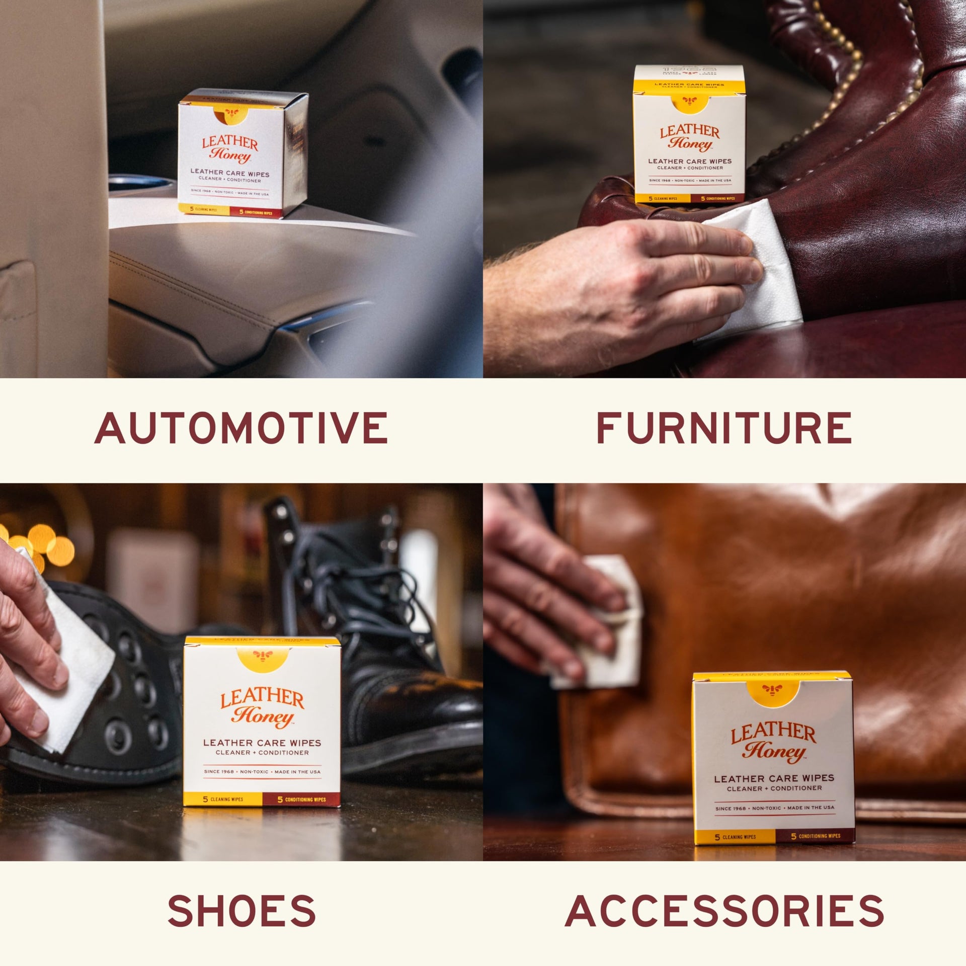 Leather Wipe Kit (10 Count)
