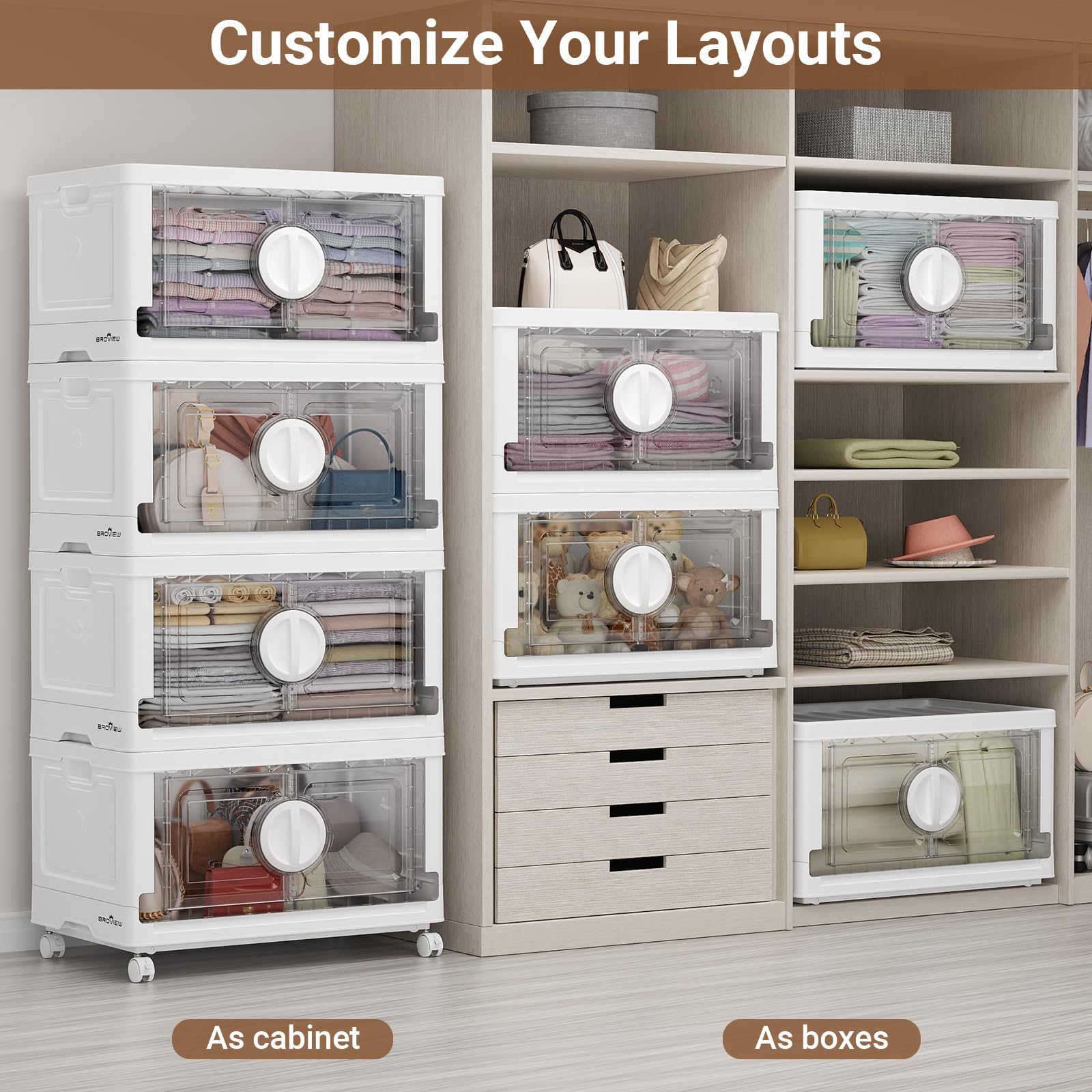 360Qt Lockable Stackable Storage Bins with Lids (3 Count)