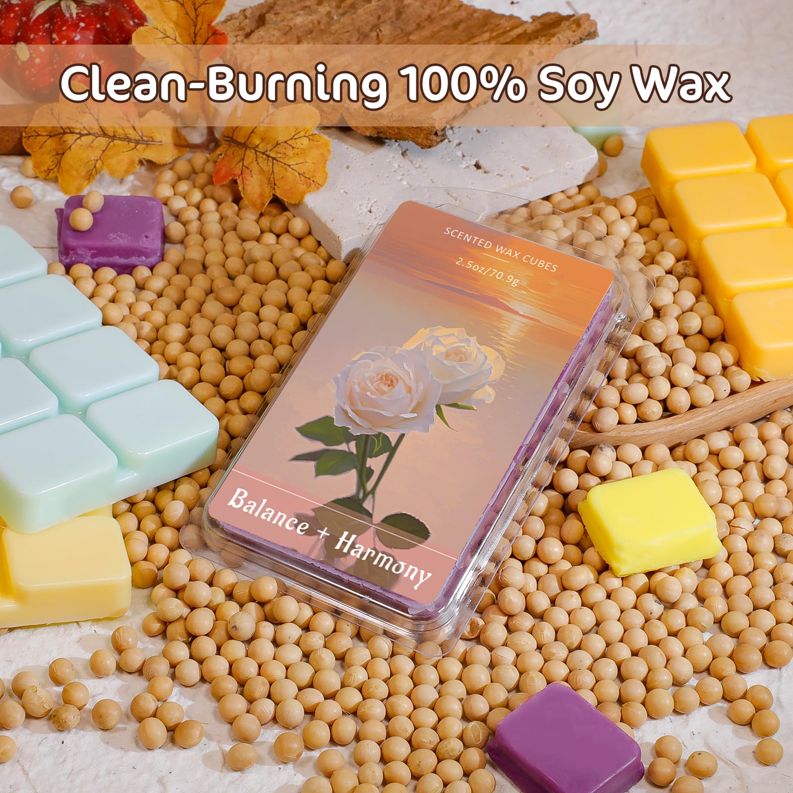 Wax Melts Soy Wax Cubes for Relax Healing