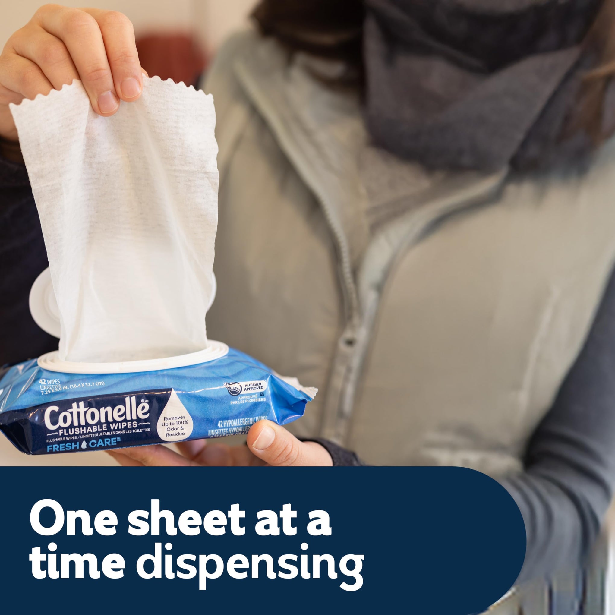 Fresh Care Flushable Wipes (168 Count)