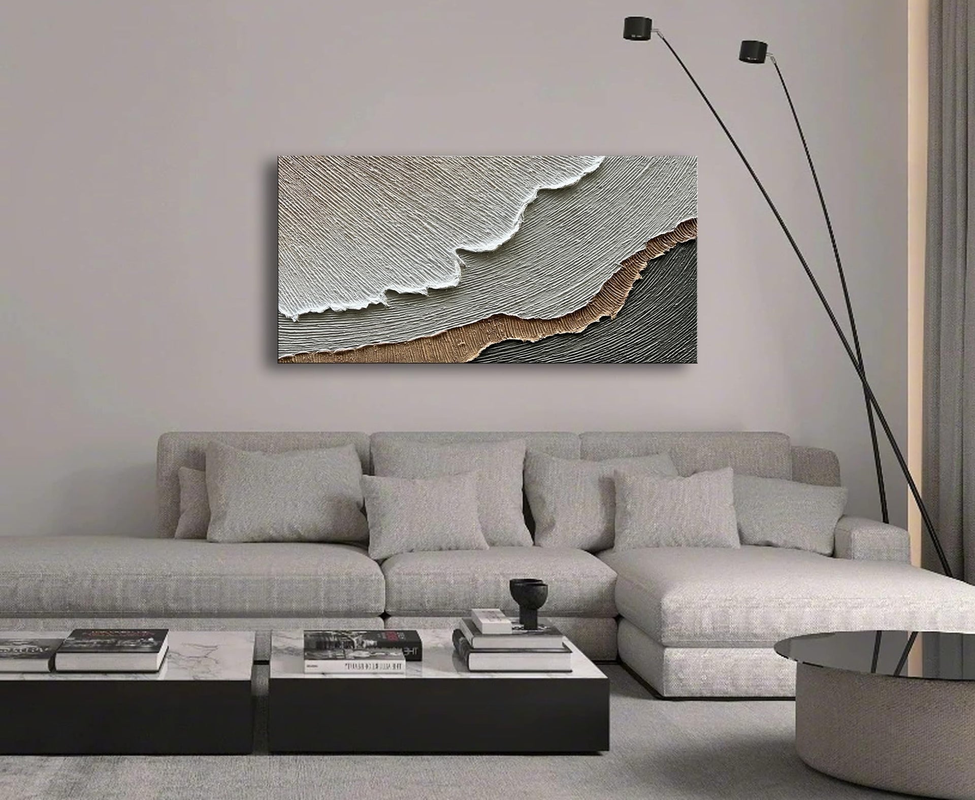 Thick Texture Abstract Oil Painting Hand
