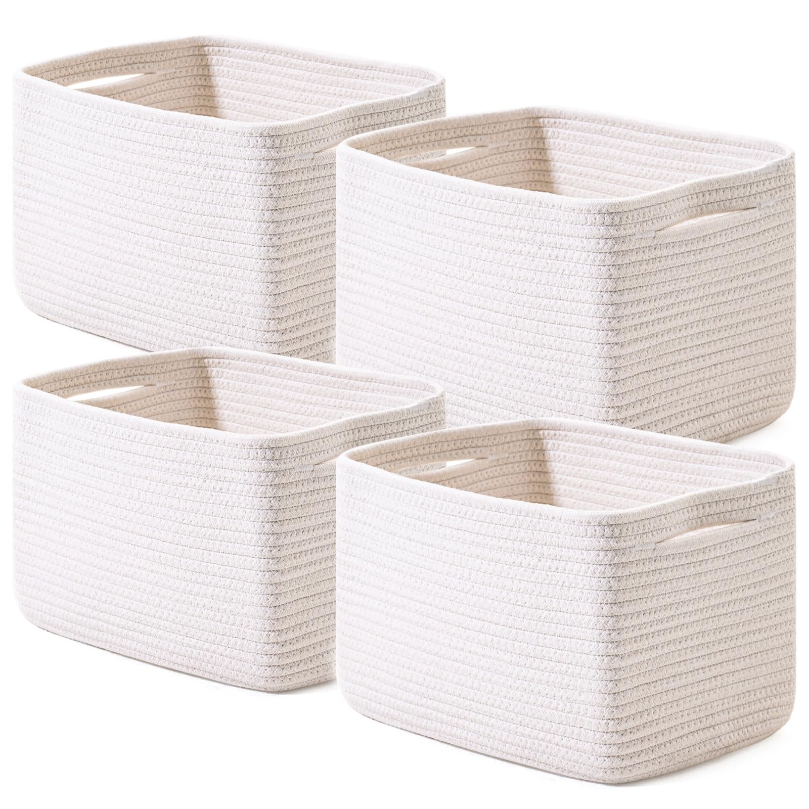 Storage Baskets for Organizing 12.5"x9.1"x7.9" (4 Count)