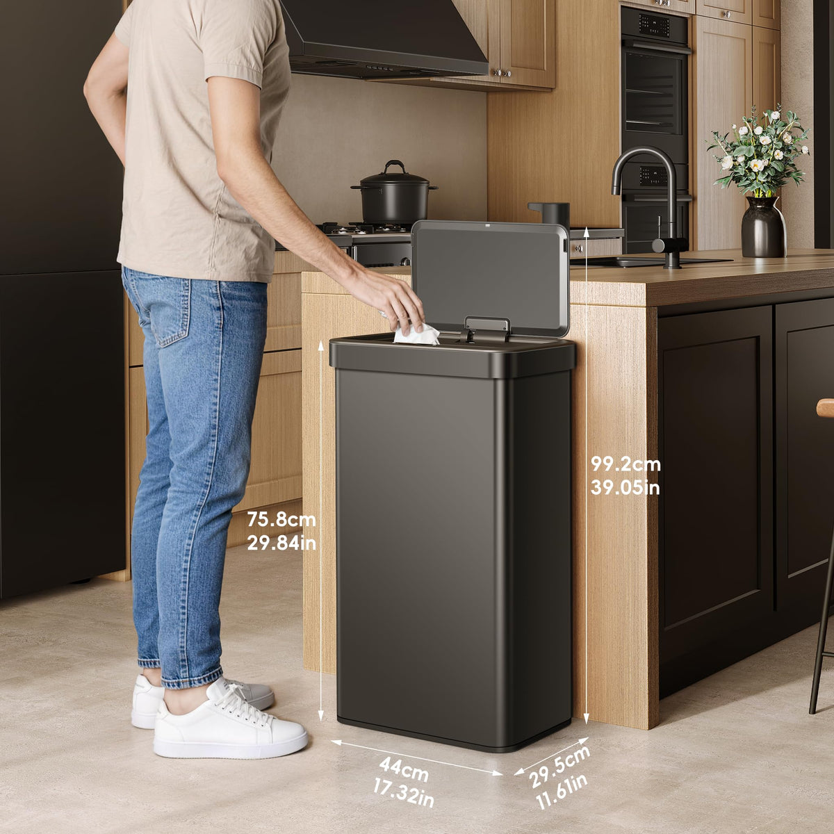Nova Sensor Trash Can or Recycling Bin