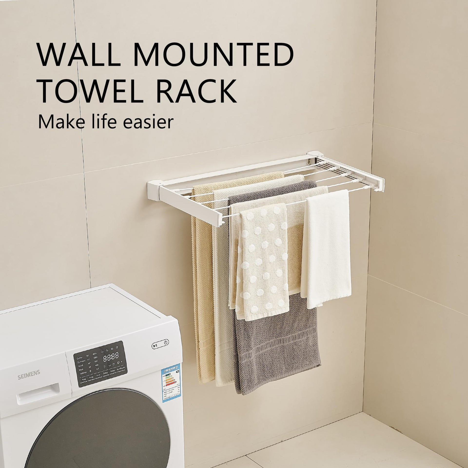 Wall Mounted Clothes Drying Rack