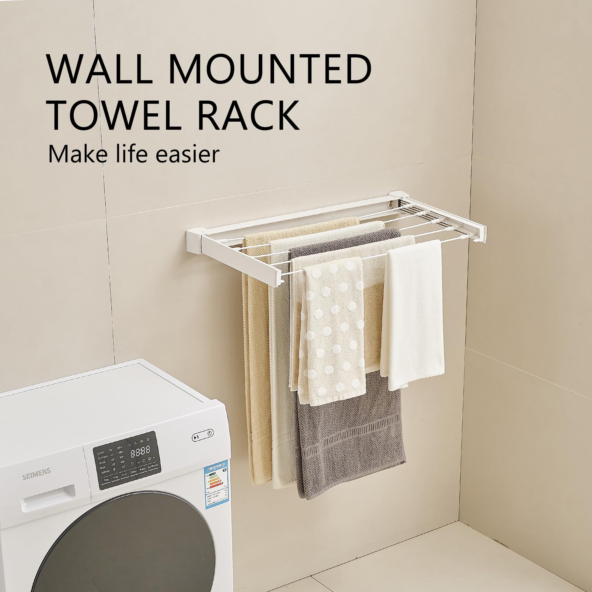 Wall Mounted Clothes Drying Rack