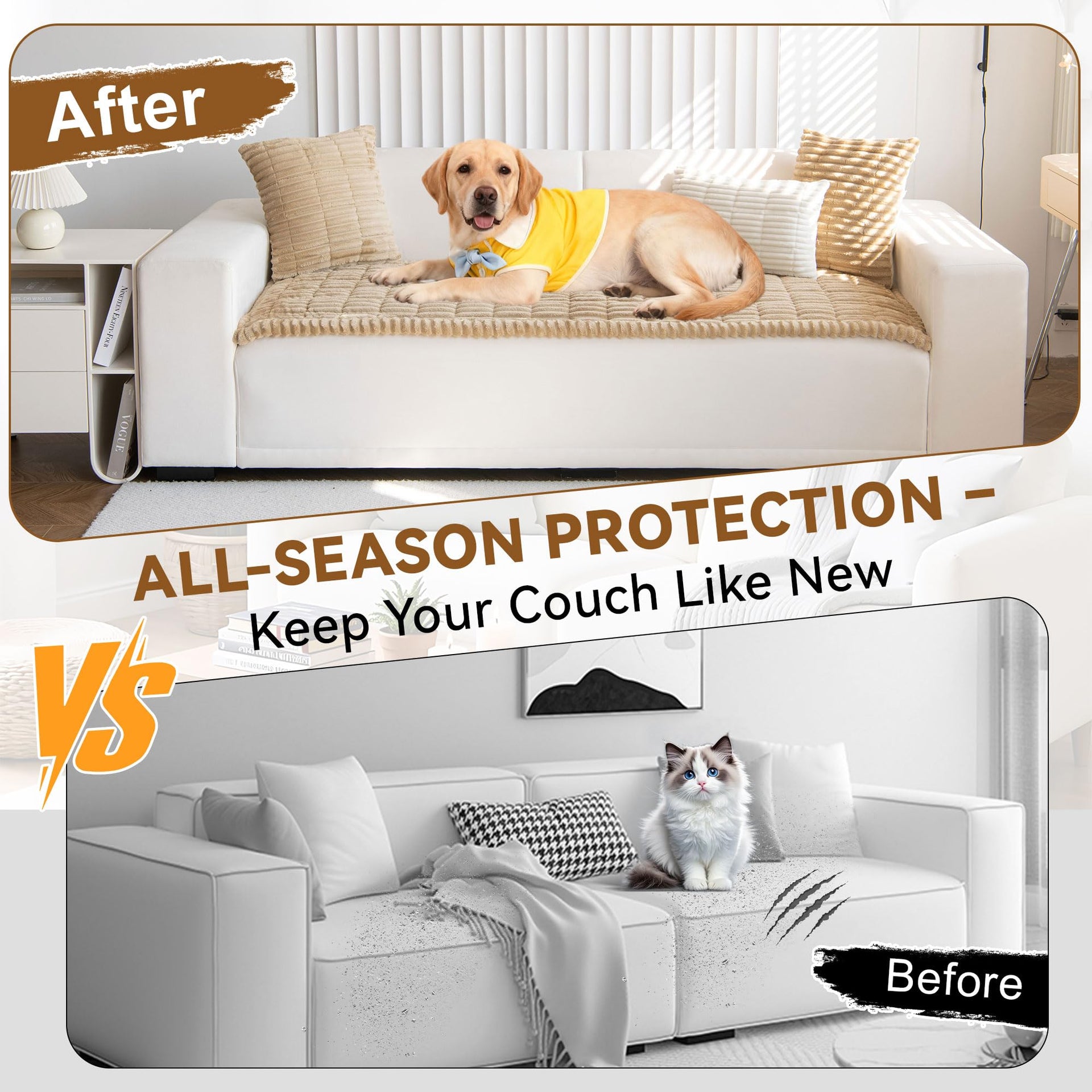 Dog Couch Cover Protector Washable (9 Ounce)