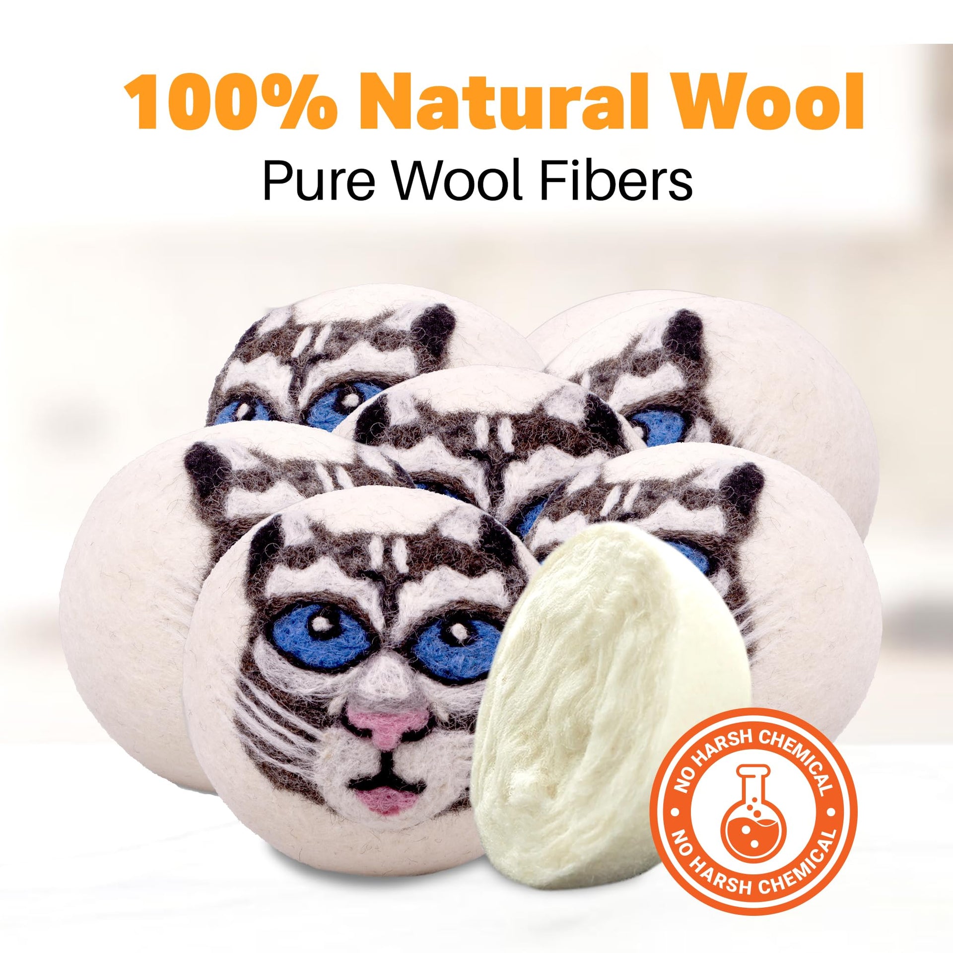Wool Dryer Balls 6 (6 Count)
