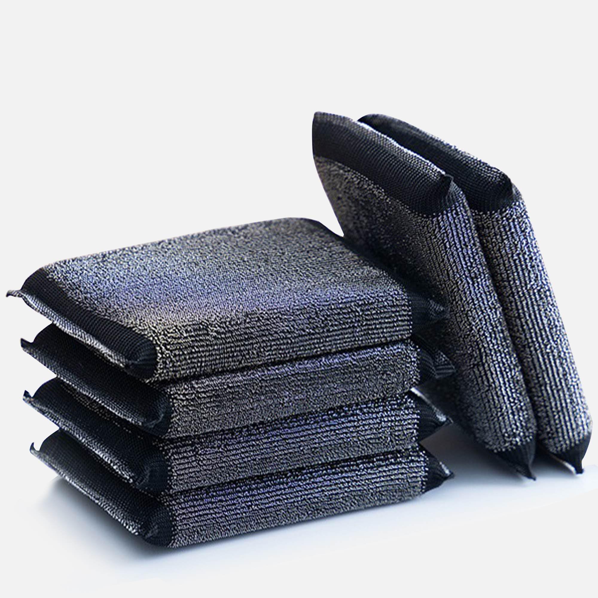 Steel Wool Scrubber Dish Sponges (6 Count)