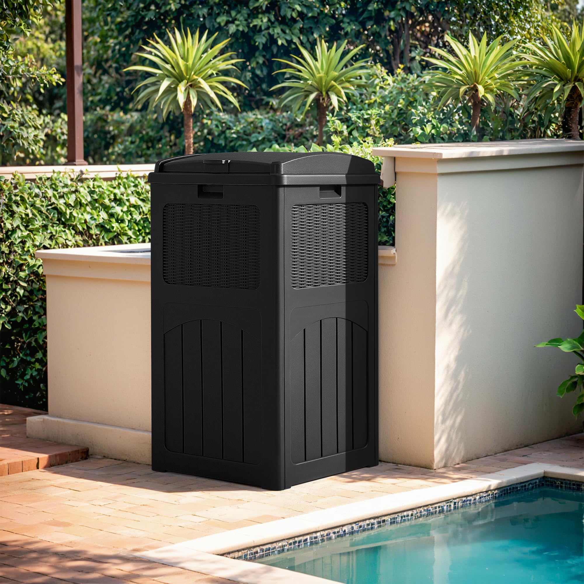 33 Gallon Outdoor Trash Can