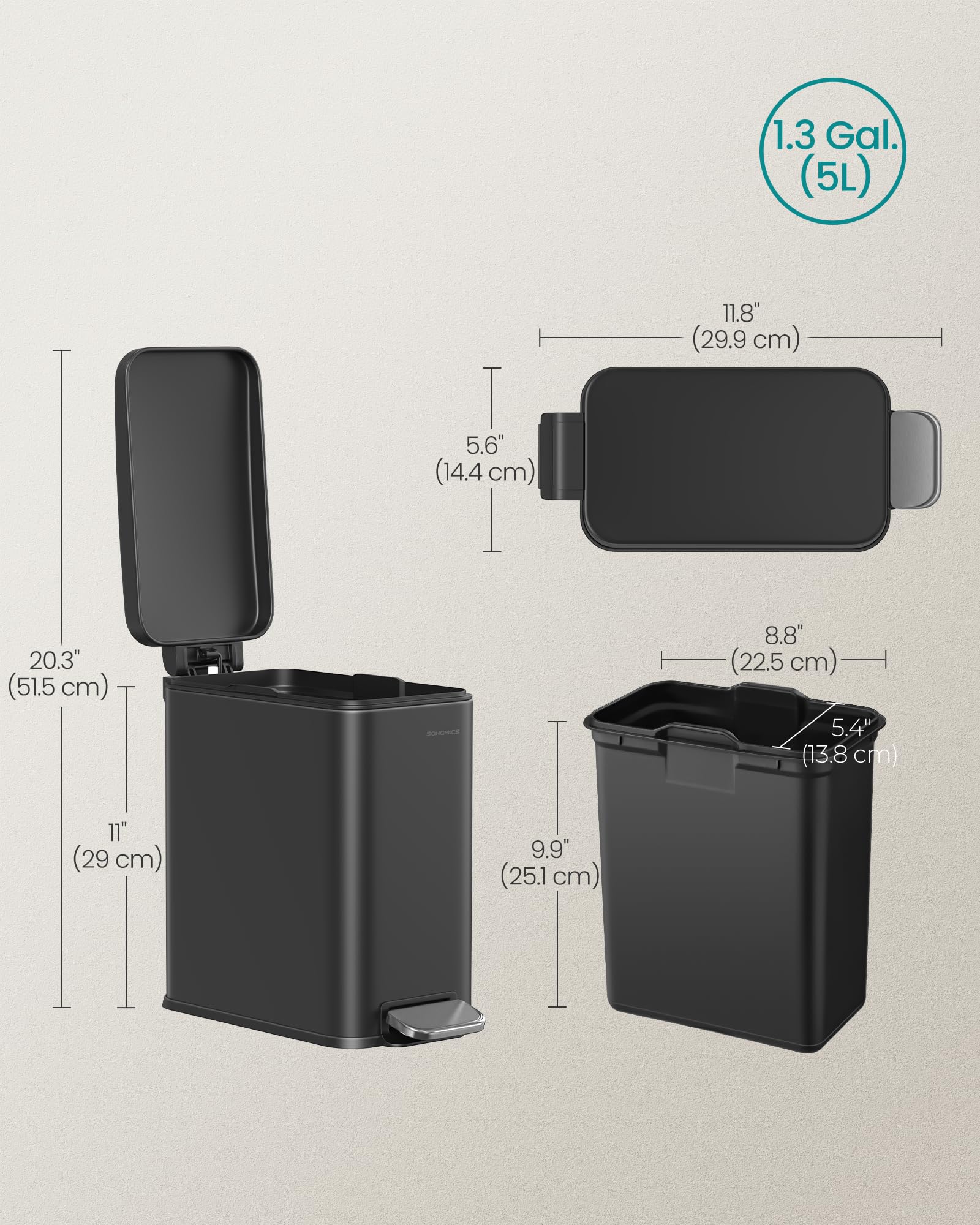 Bathroom Trash Can