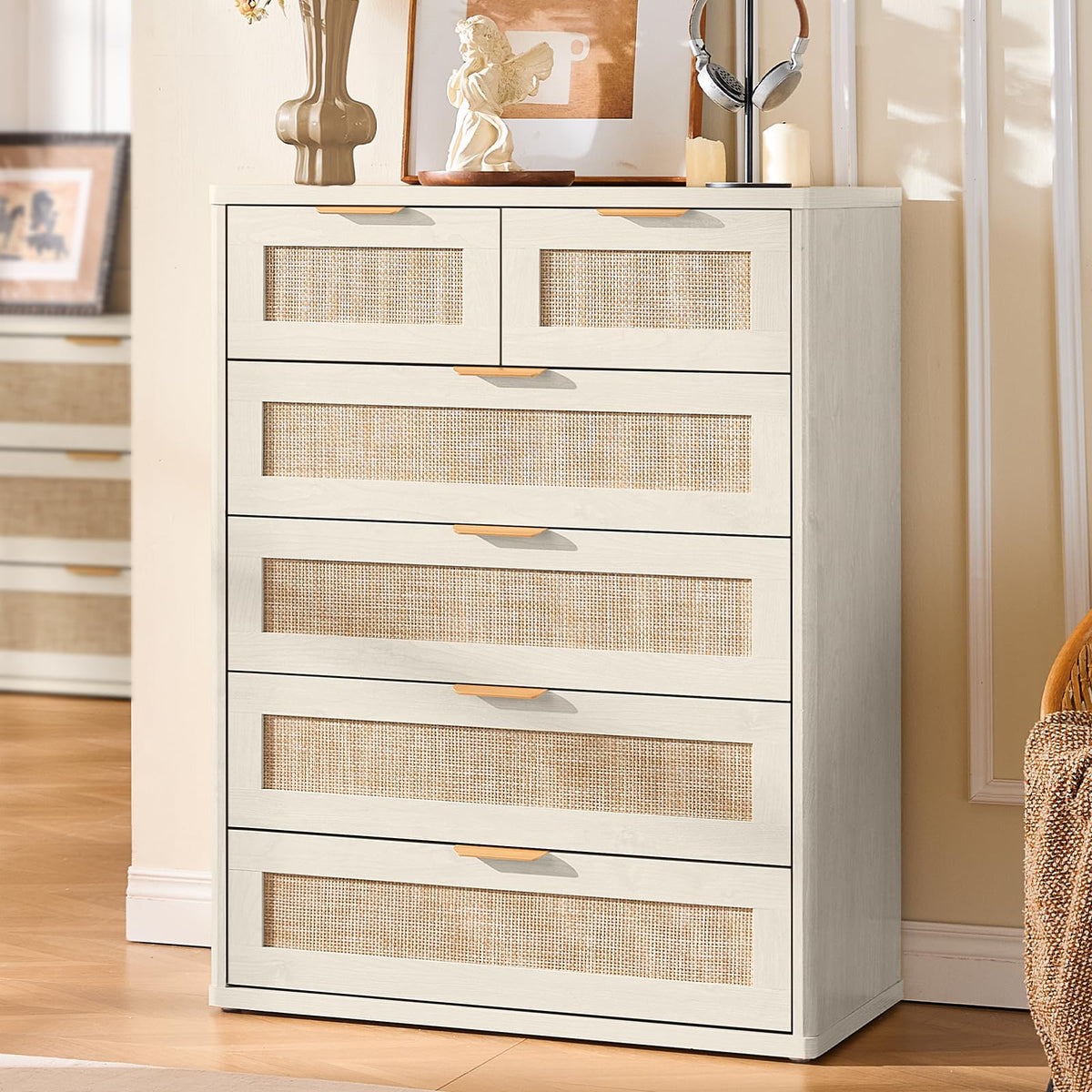Rattan Dresser for Bedroom Set 2