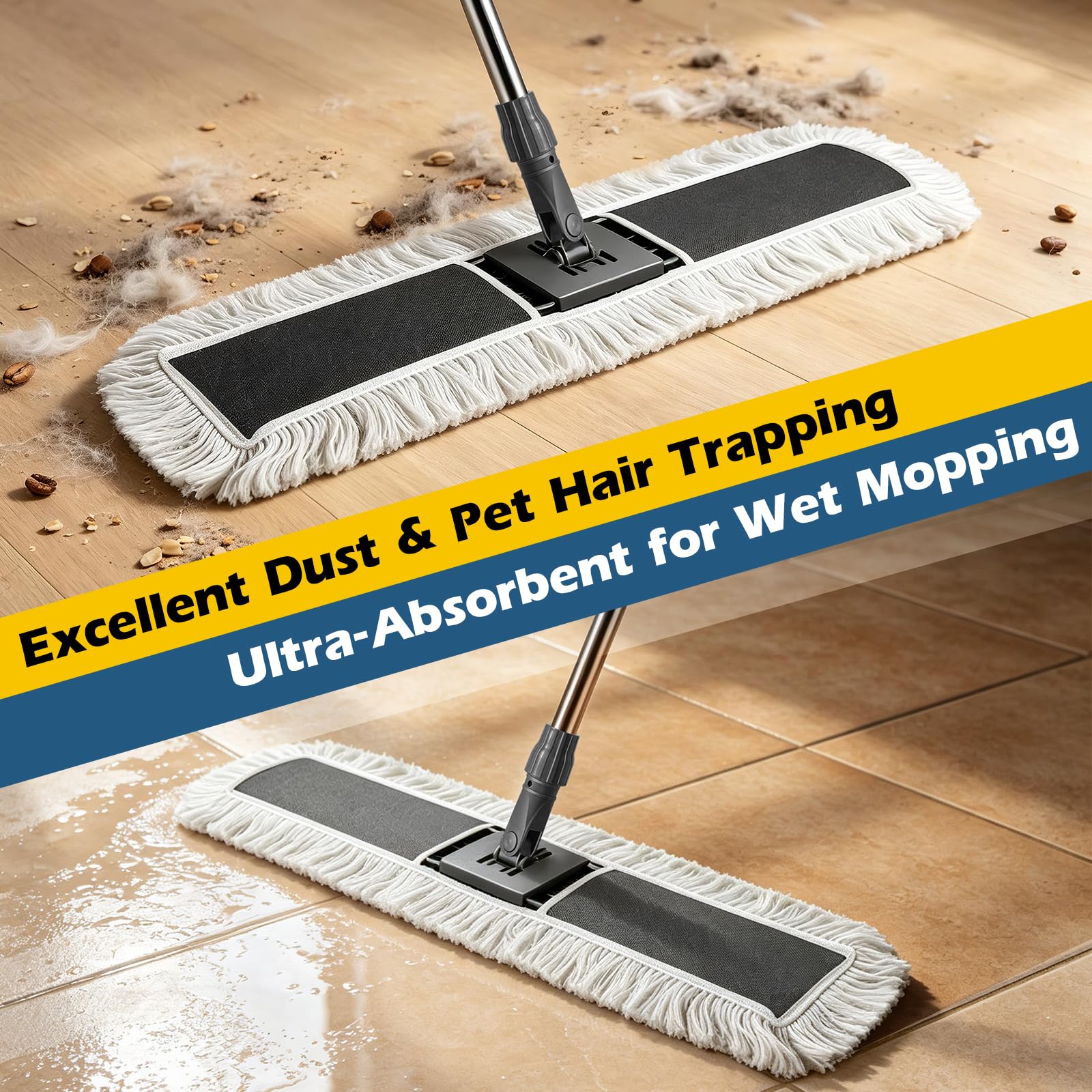 40" Commercial Dust Mop for Floor Cleaning