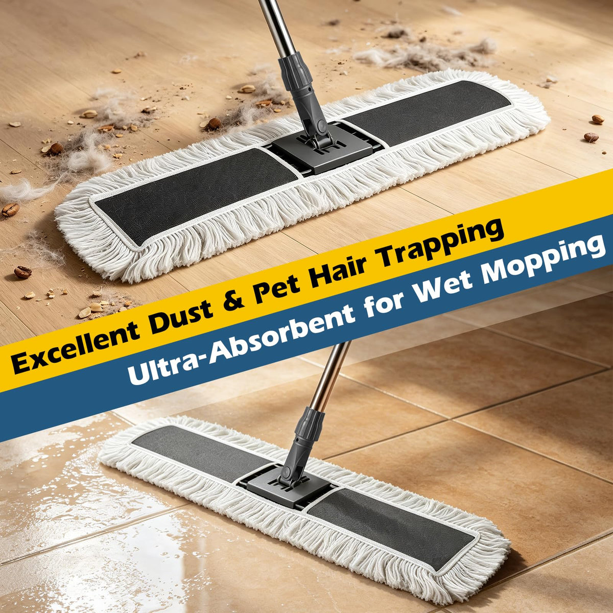 40" Commercial Dust Mop for Floor Cleaning
