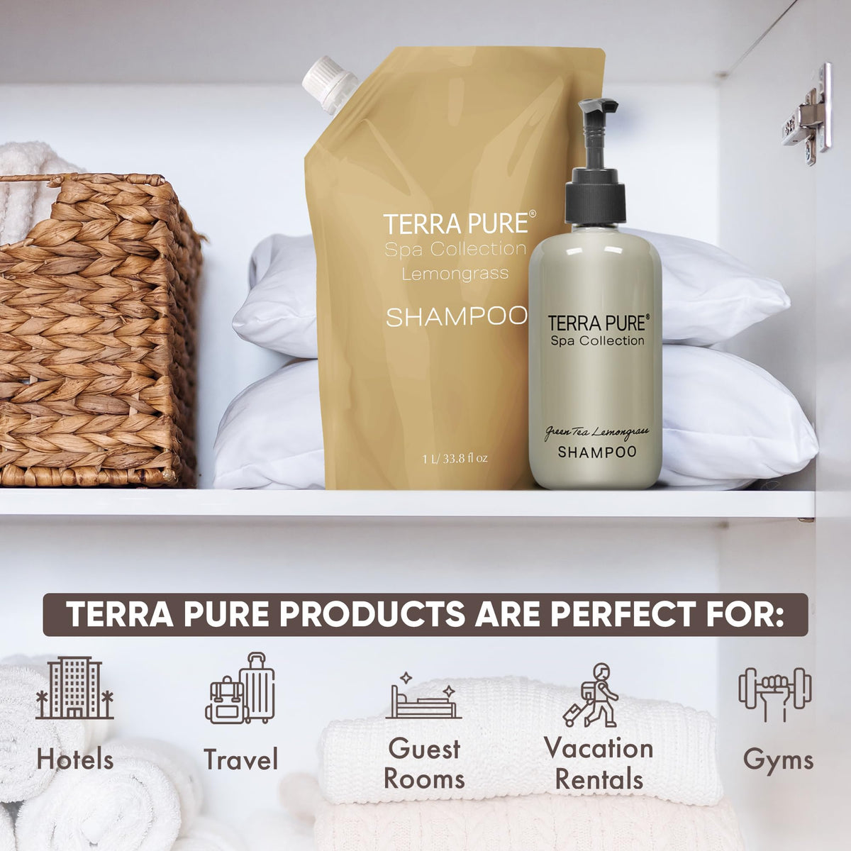 Spa Shampoo Refill Bag (33.8 Fl Oz)