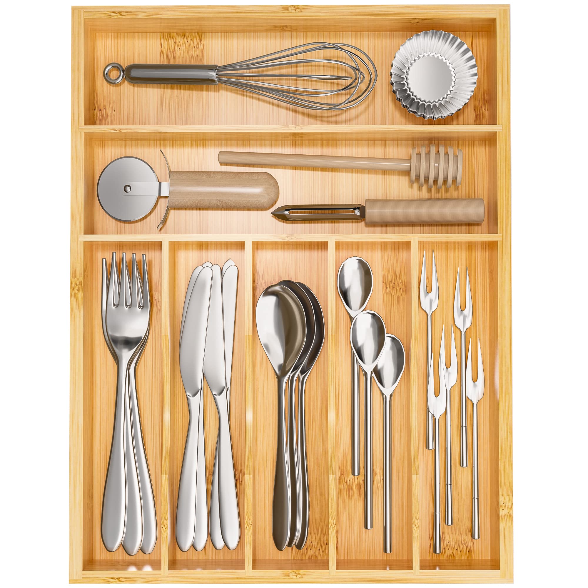 Flatware Organizer Silverware Drawer Organizer