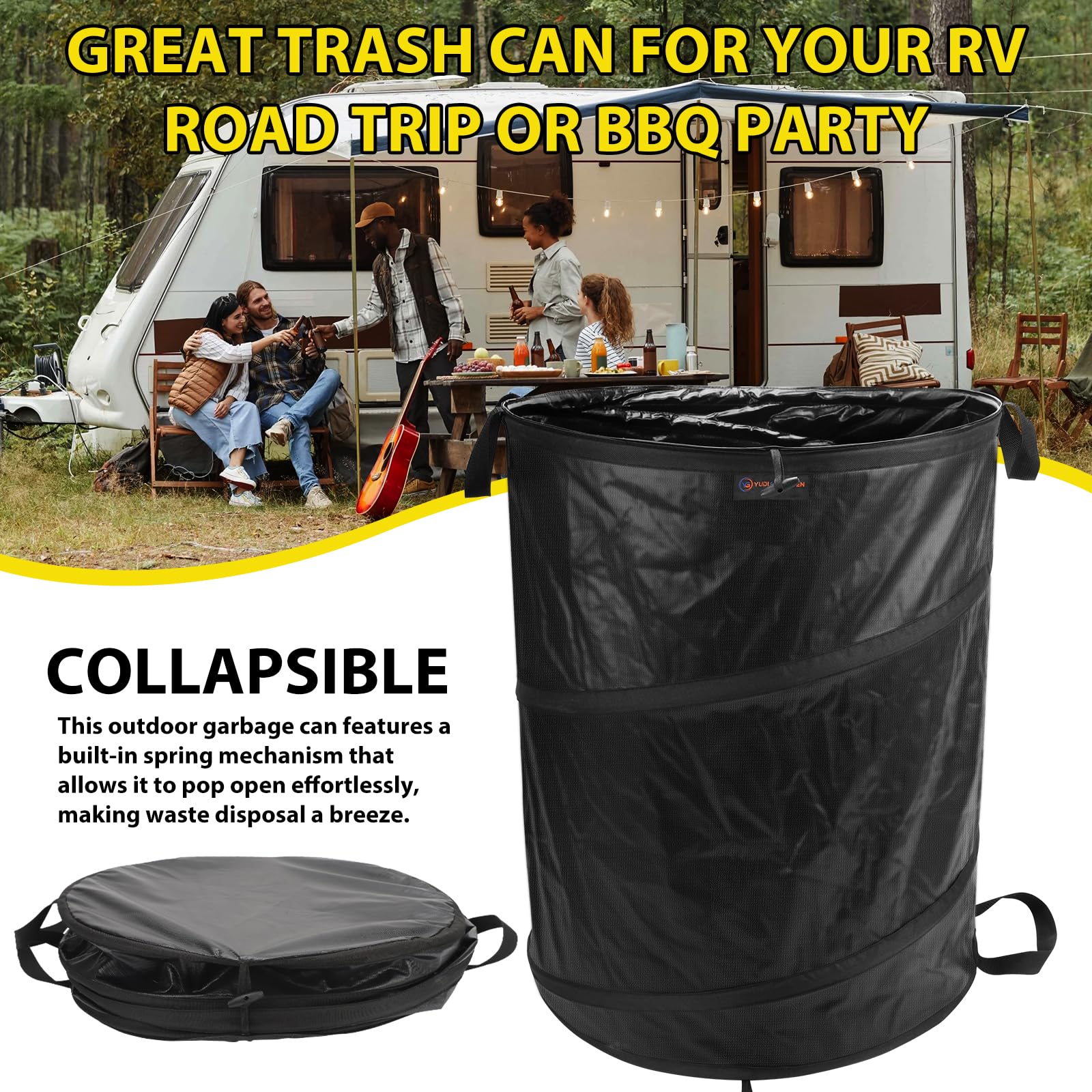45 Gallon Collapsible Trash Can