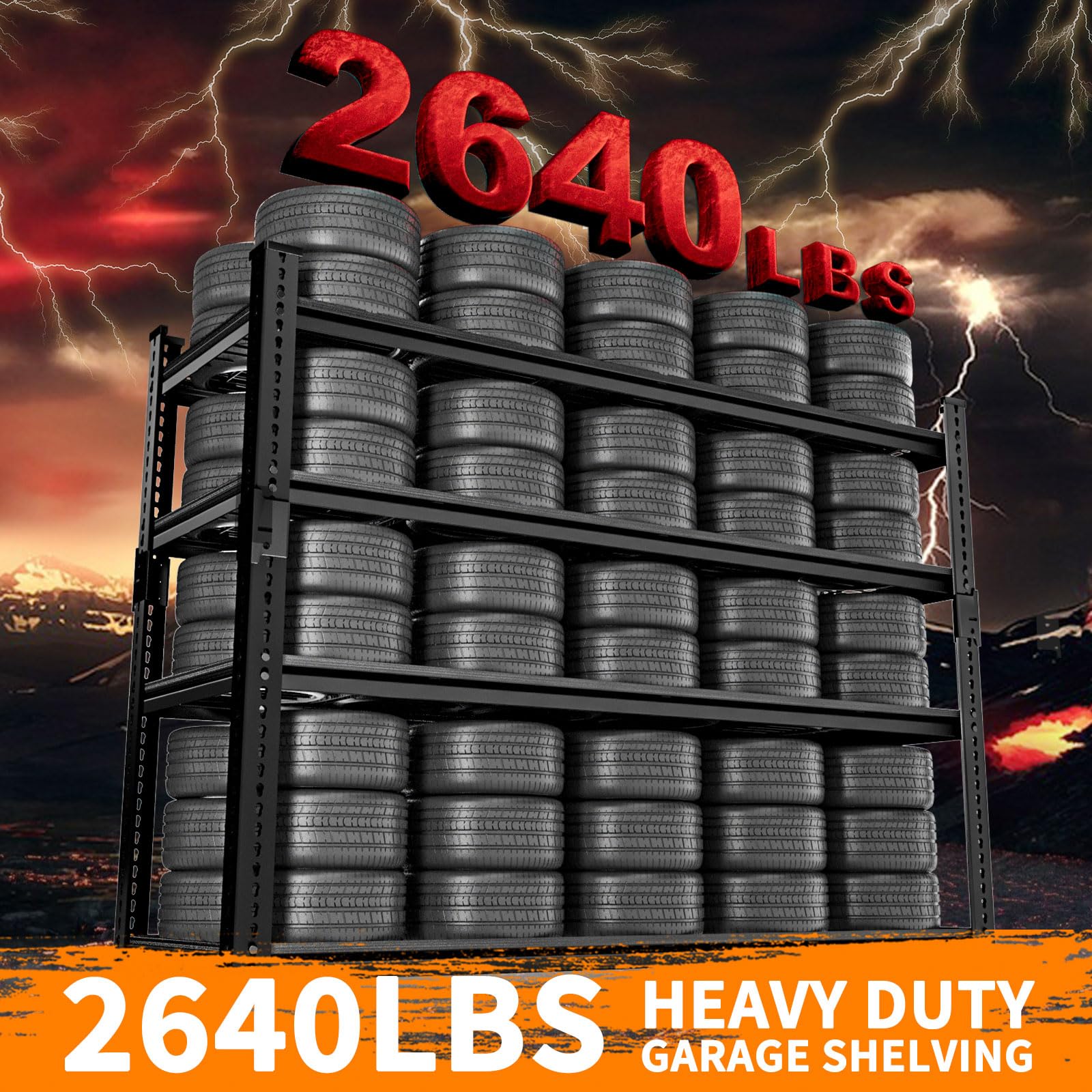 Storage Shelves Heavy Duty 2 PCS (2 Count)