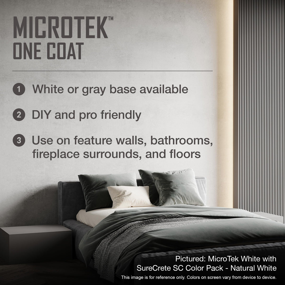 MicroTek One Coat Microcement Overlay