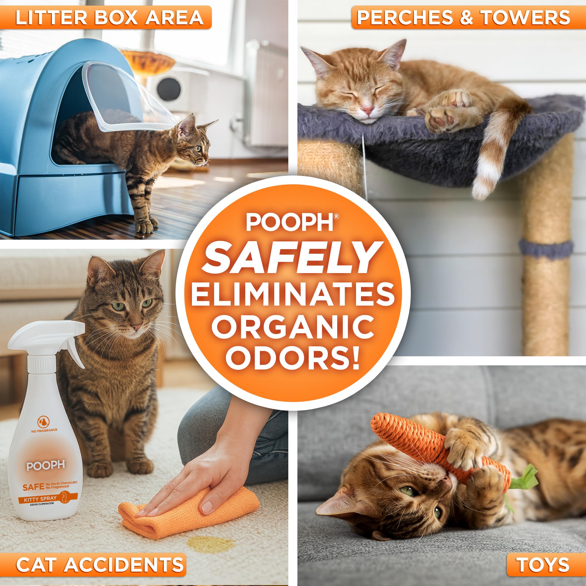 Kitty Odor Eliminator Spray for Cats (2 Count)