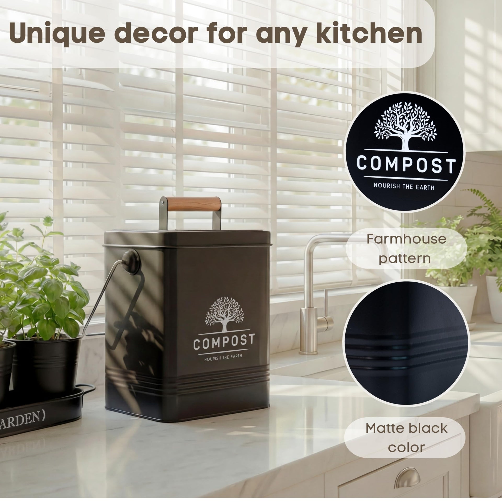 Kitchen Compost Bin (103 Count)