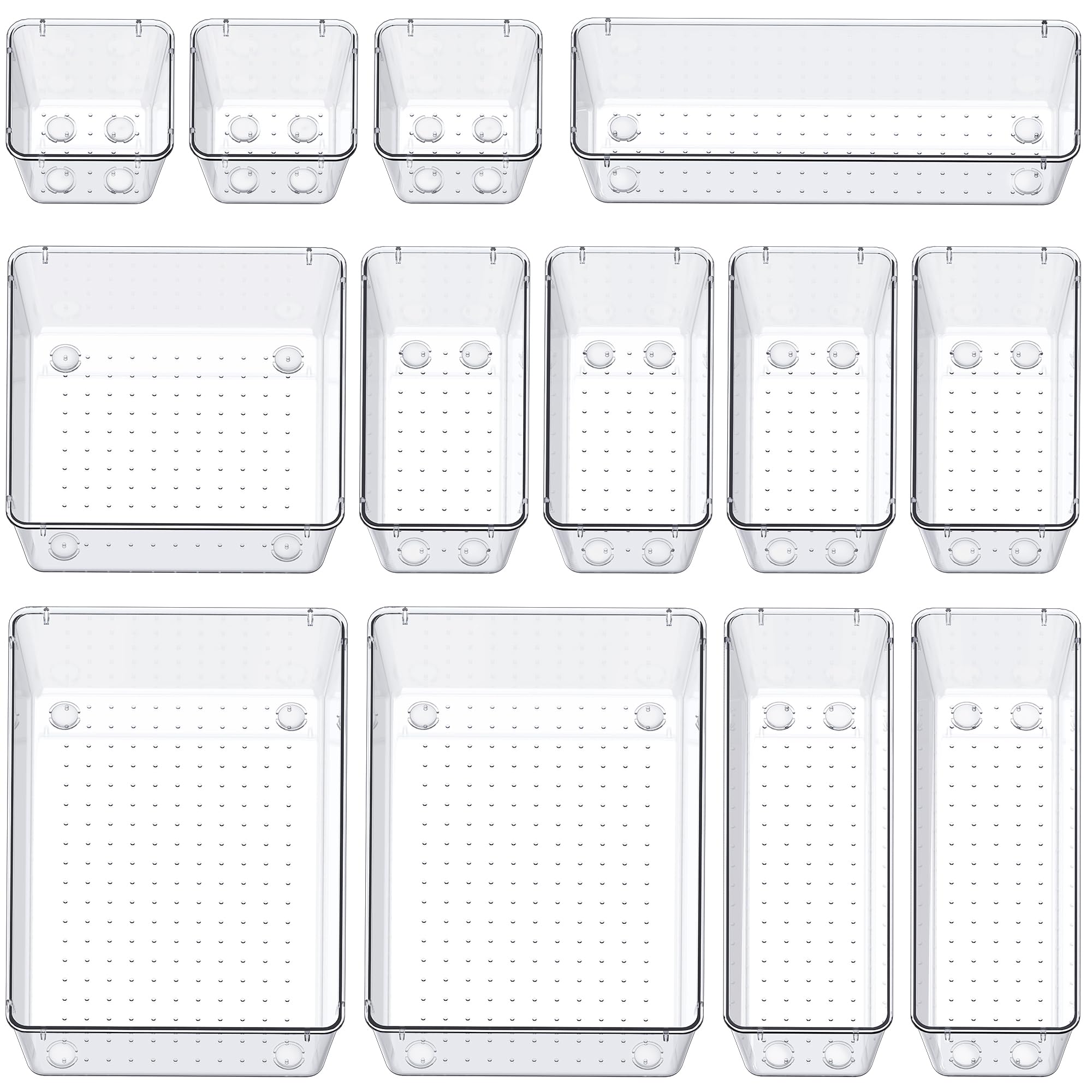 13 Piece Drawer Organizers with Non (13 Count)