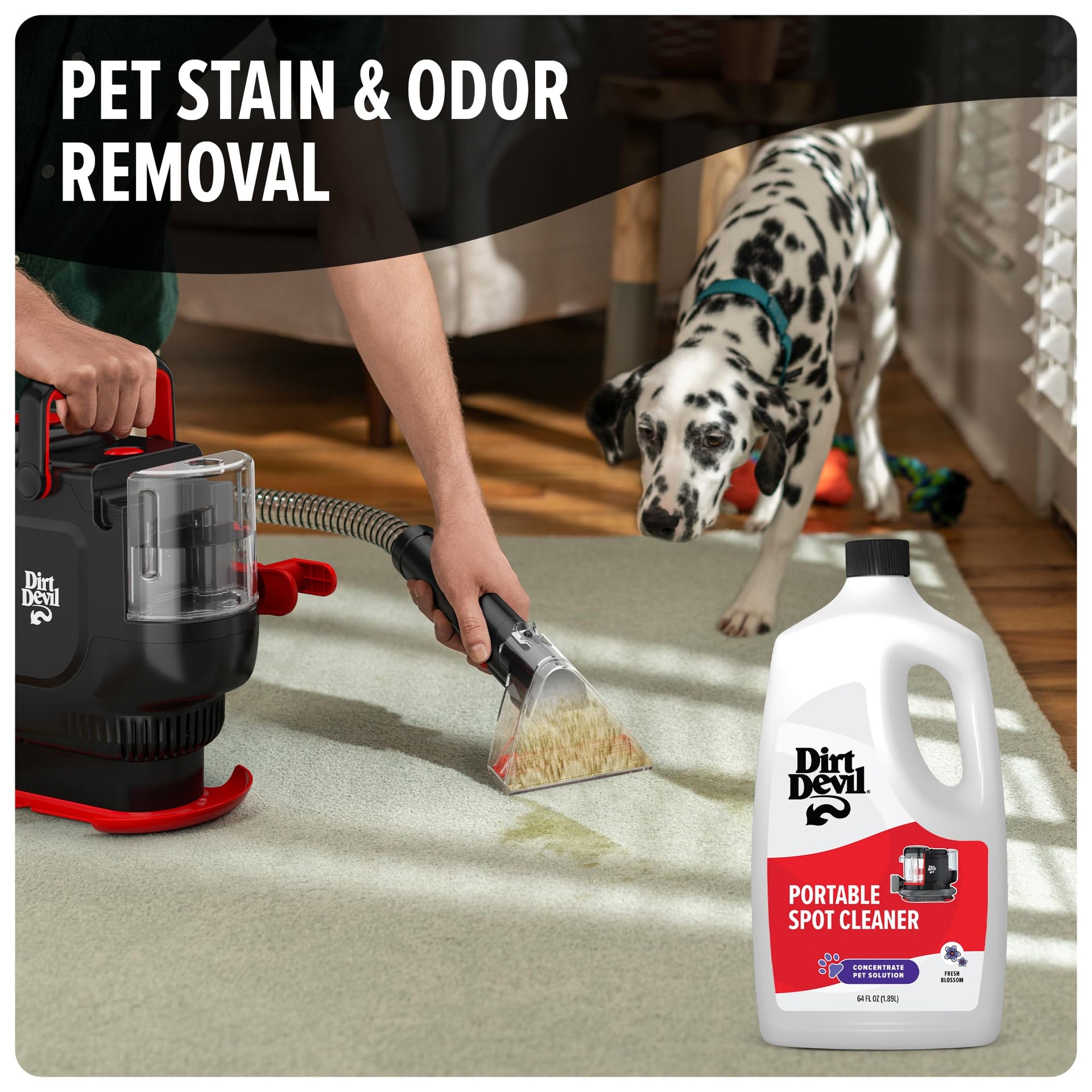 Pet Portable Spot Cleaner Solution (64 Fl Oz)
