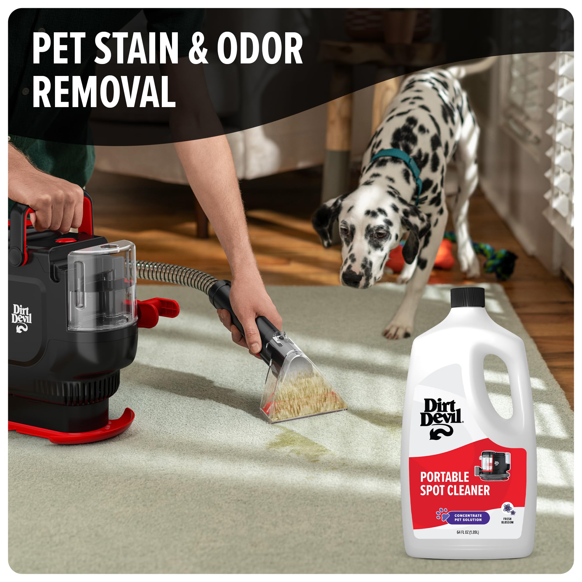 Pet Portable Spot Cleaner Solution (64 Fl Oz)
