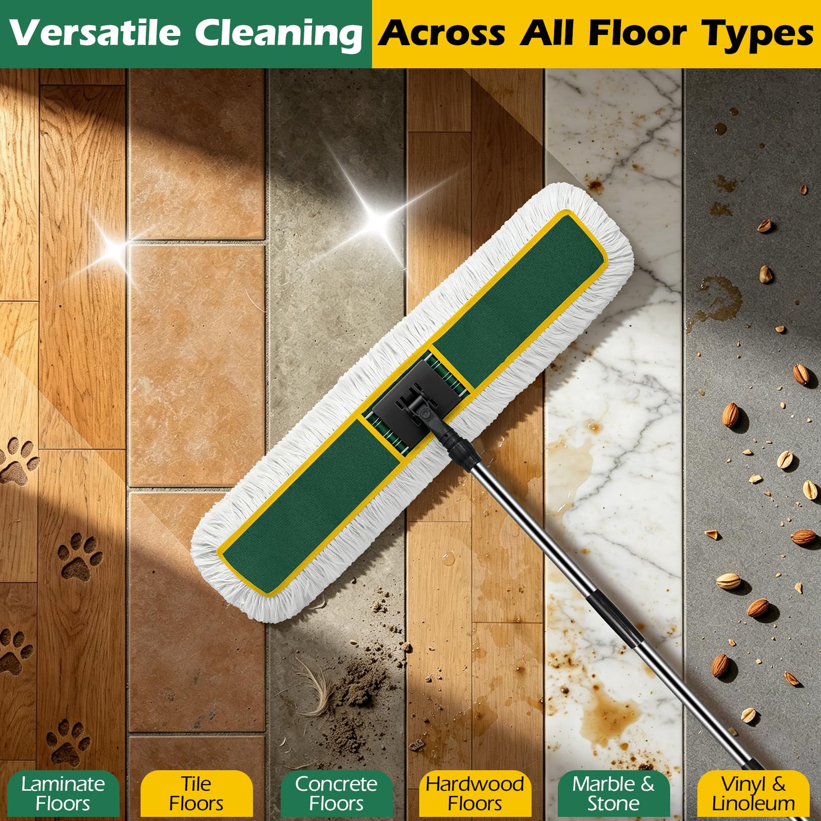 40" Commercial Dust Mop for Floor Cleaning