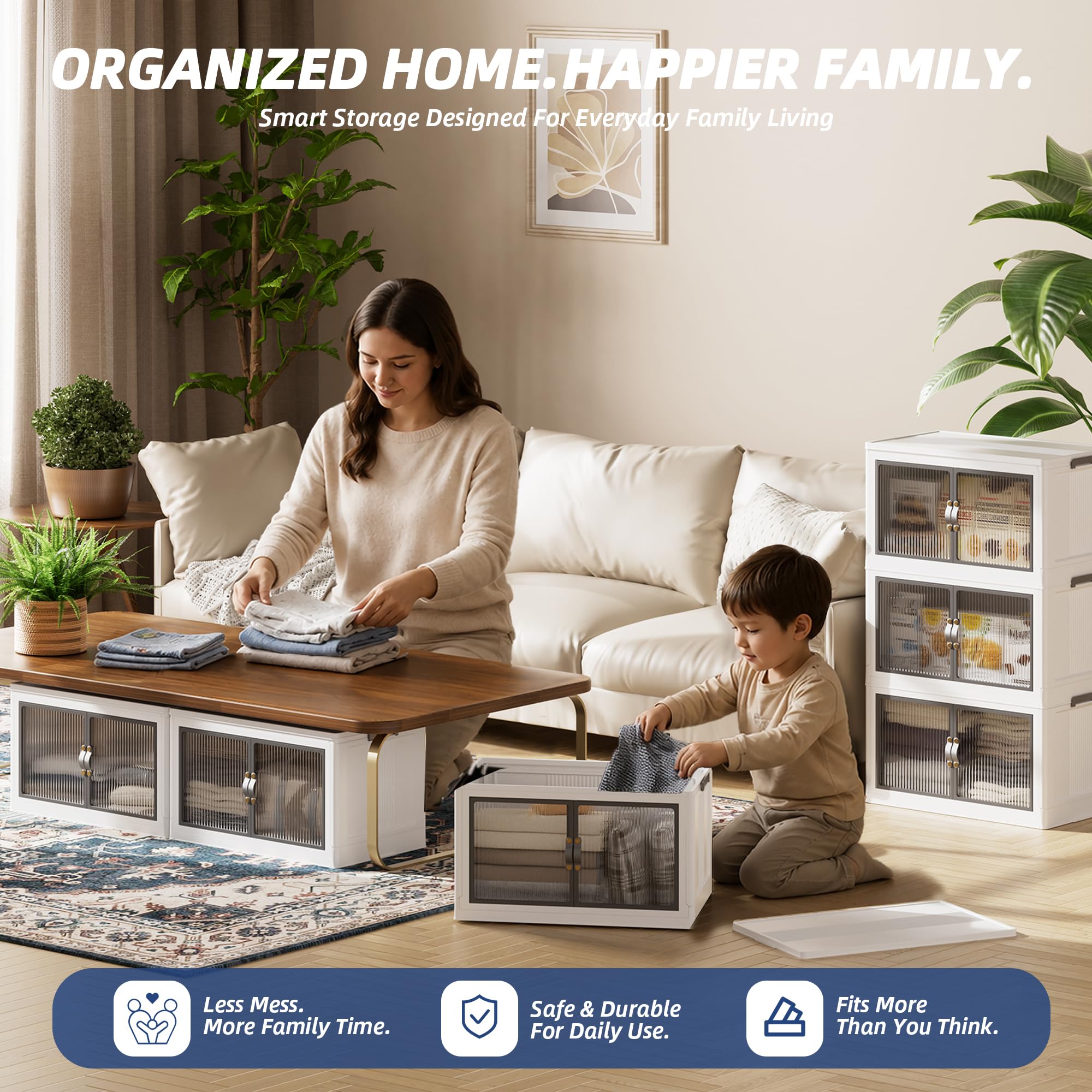 348Qt Stackable Storage Bins