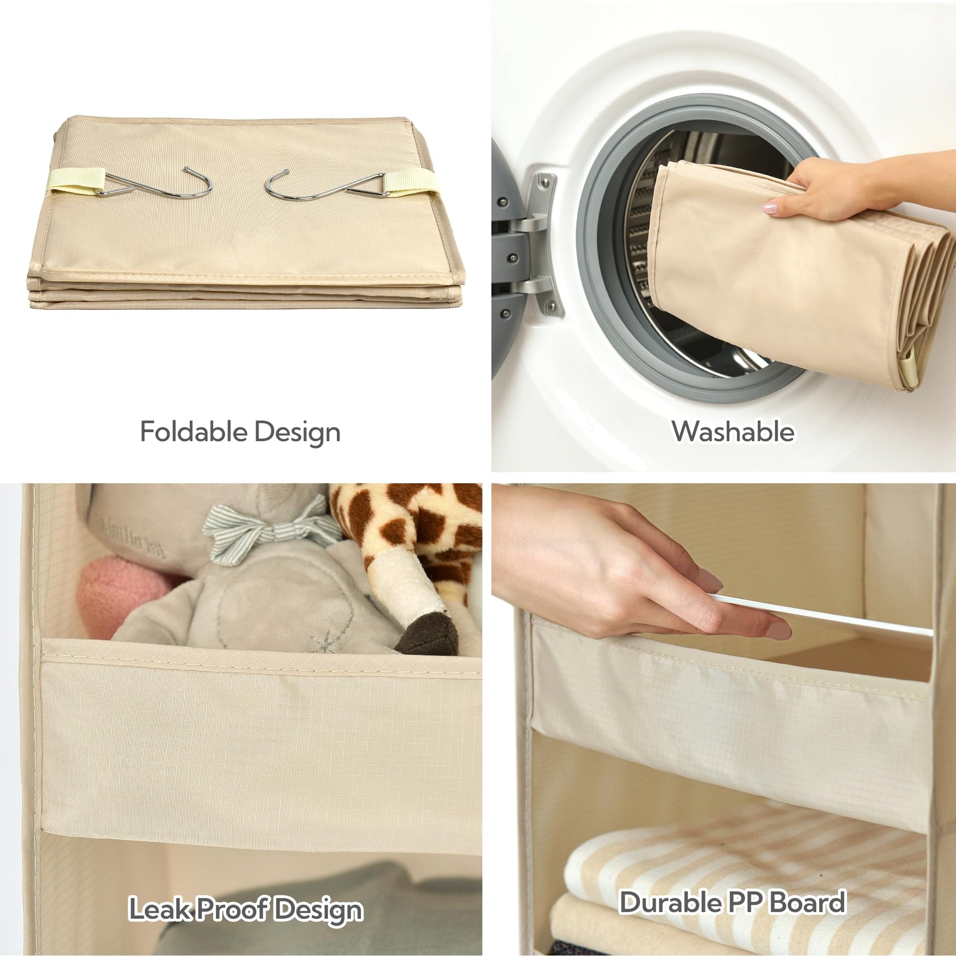 3 Shelf Hanging Closet Organizer (2 Count)