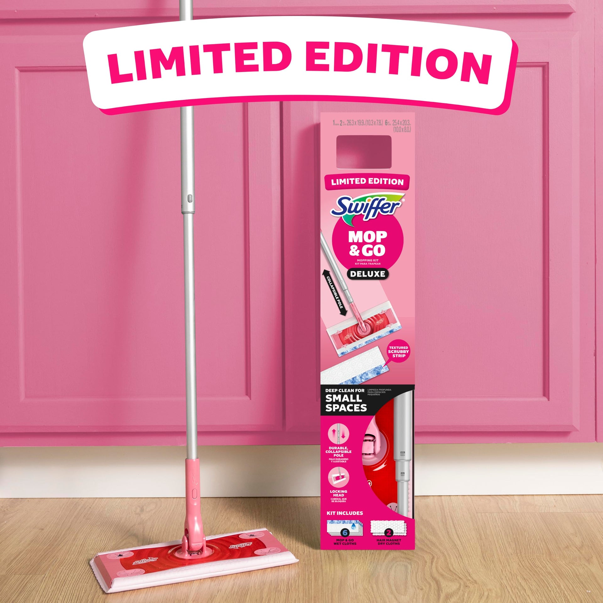 Pink Limited Edition Mop & Go Deluxe