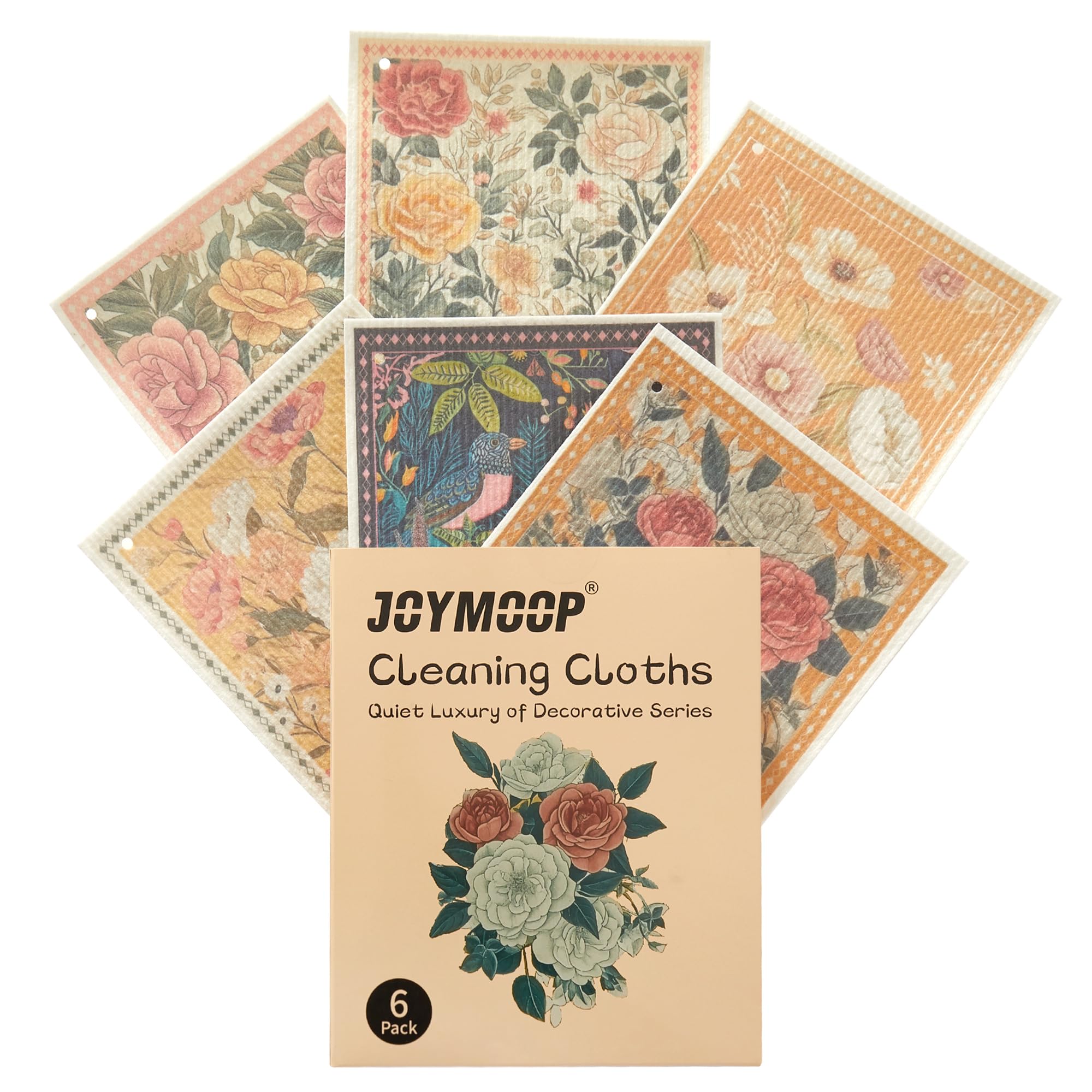 6 Pack Dishcloths for Kitchen (6 Count)
