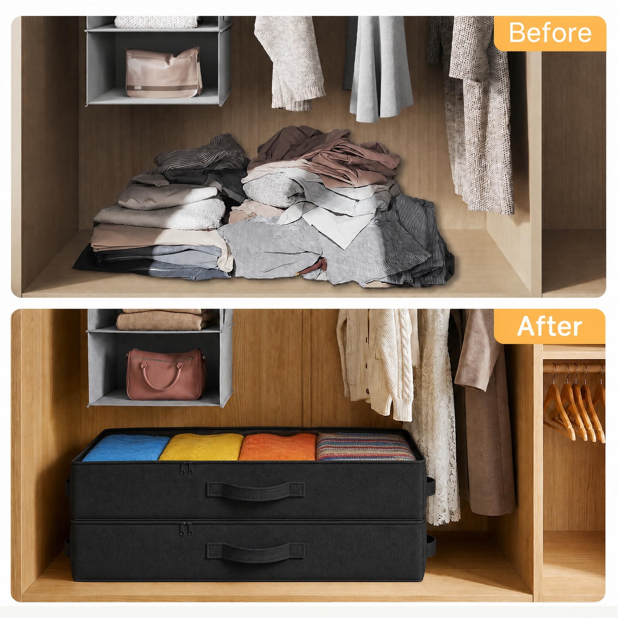 2 Pack Under Bed Storage Containers (2 Count)