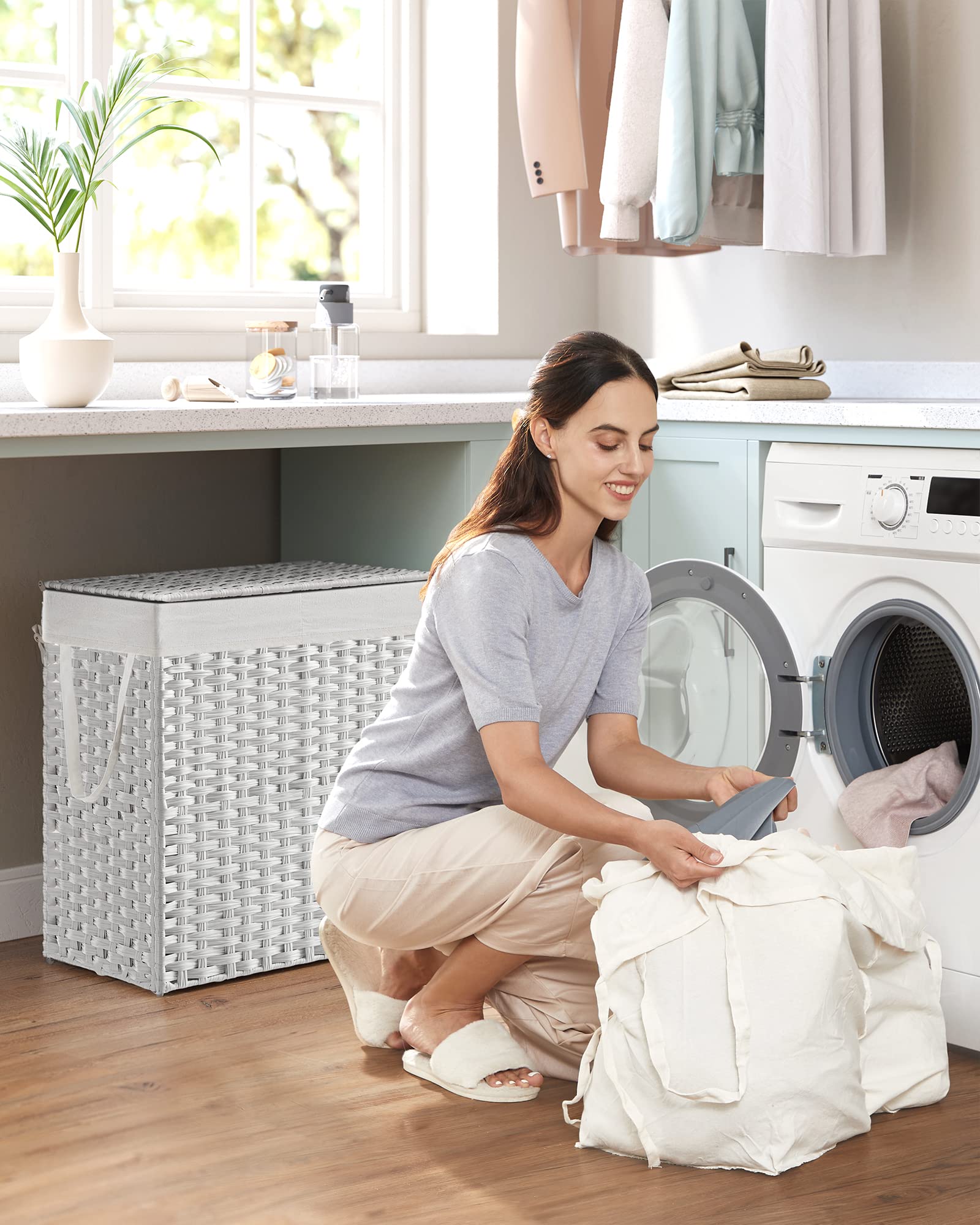 Laundry Hamper with Lid - ModHome Supplies