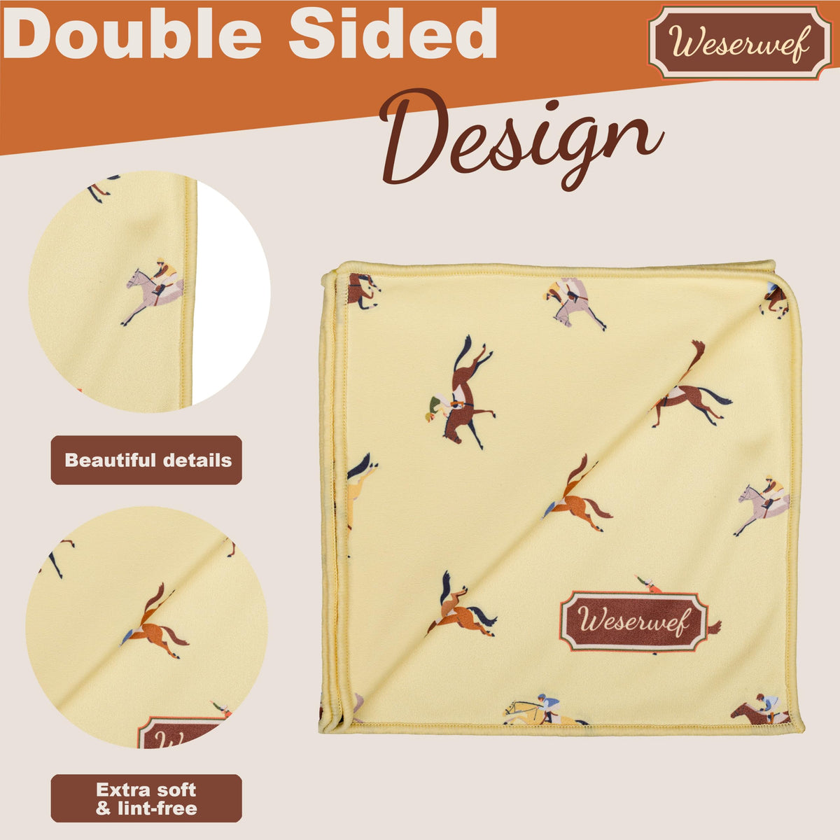 Design Microfiber Glasses Cleaning Cloth